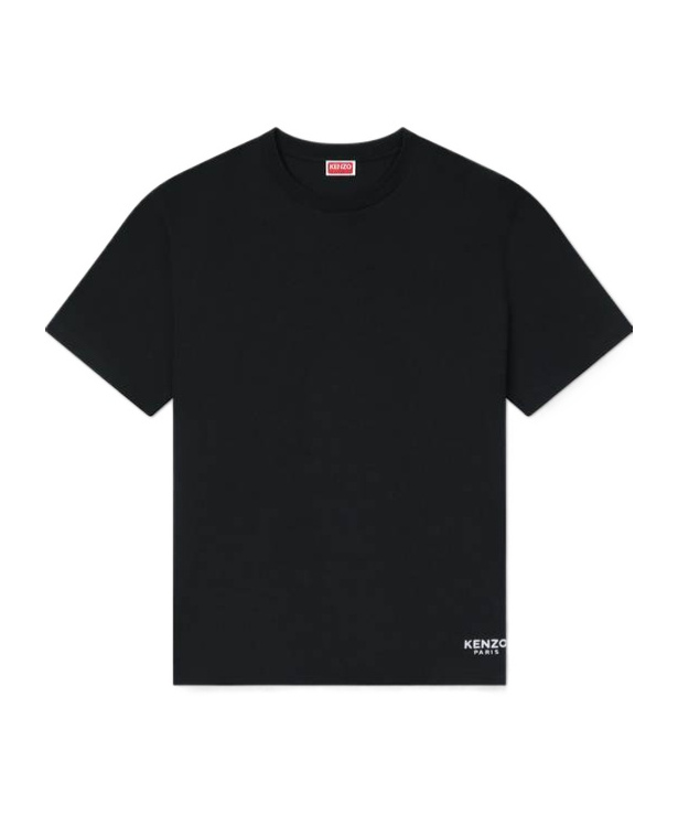 Kenzo 'boke Flower' Embroidered T-shirt In Cotton In Black