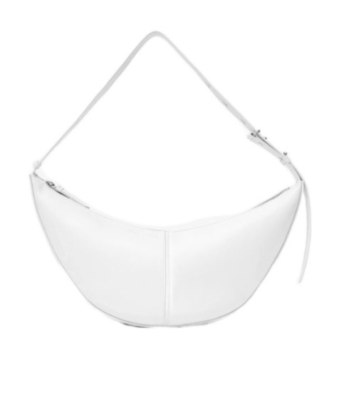 Proenza Schouler Slide Leather Shoulder Bag In White
