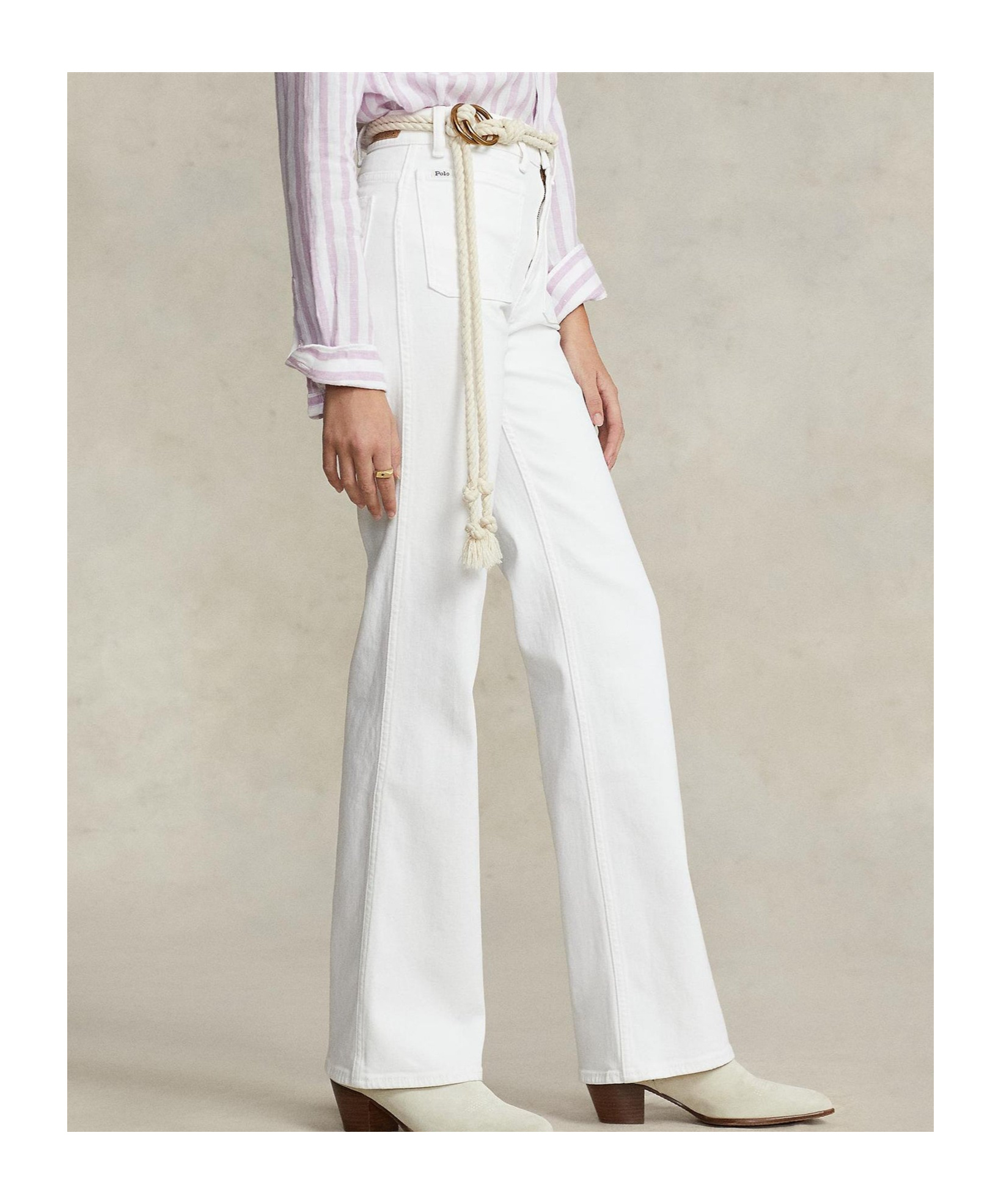 Shop Polo Ralph Lauren Straight-leg Bootcut Jeans