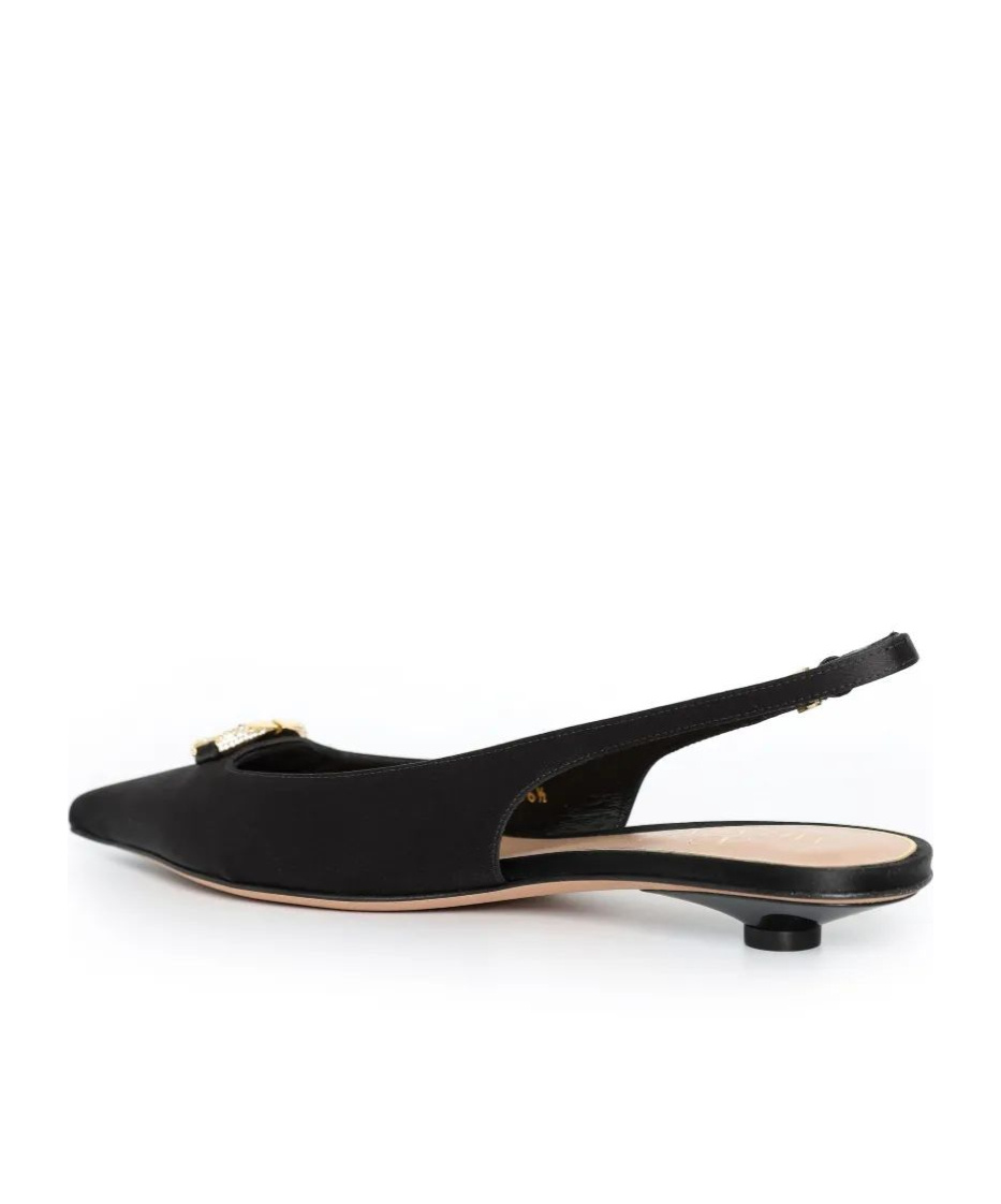 Valentino Vlogo Signature Slingback Pumps In Black