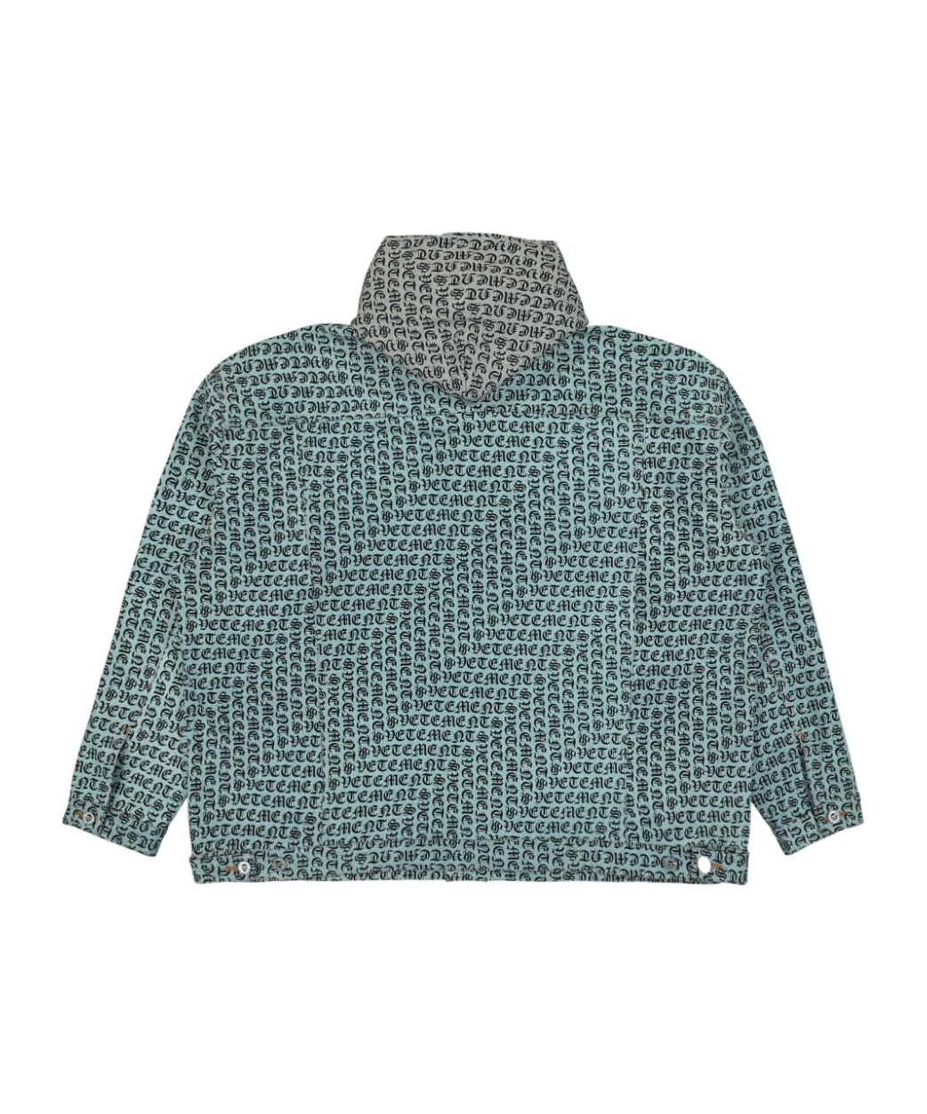 Vetements Monogram-print Jacket In Green
