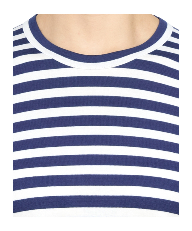 Comme Des Garçons Play X Invader Pixelated-heart Striped Top