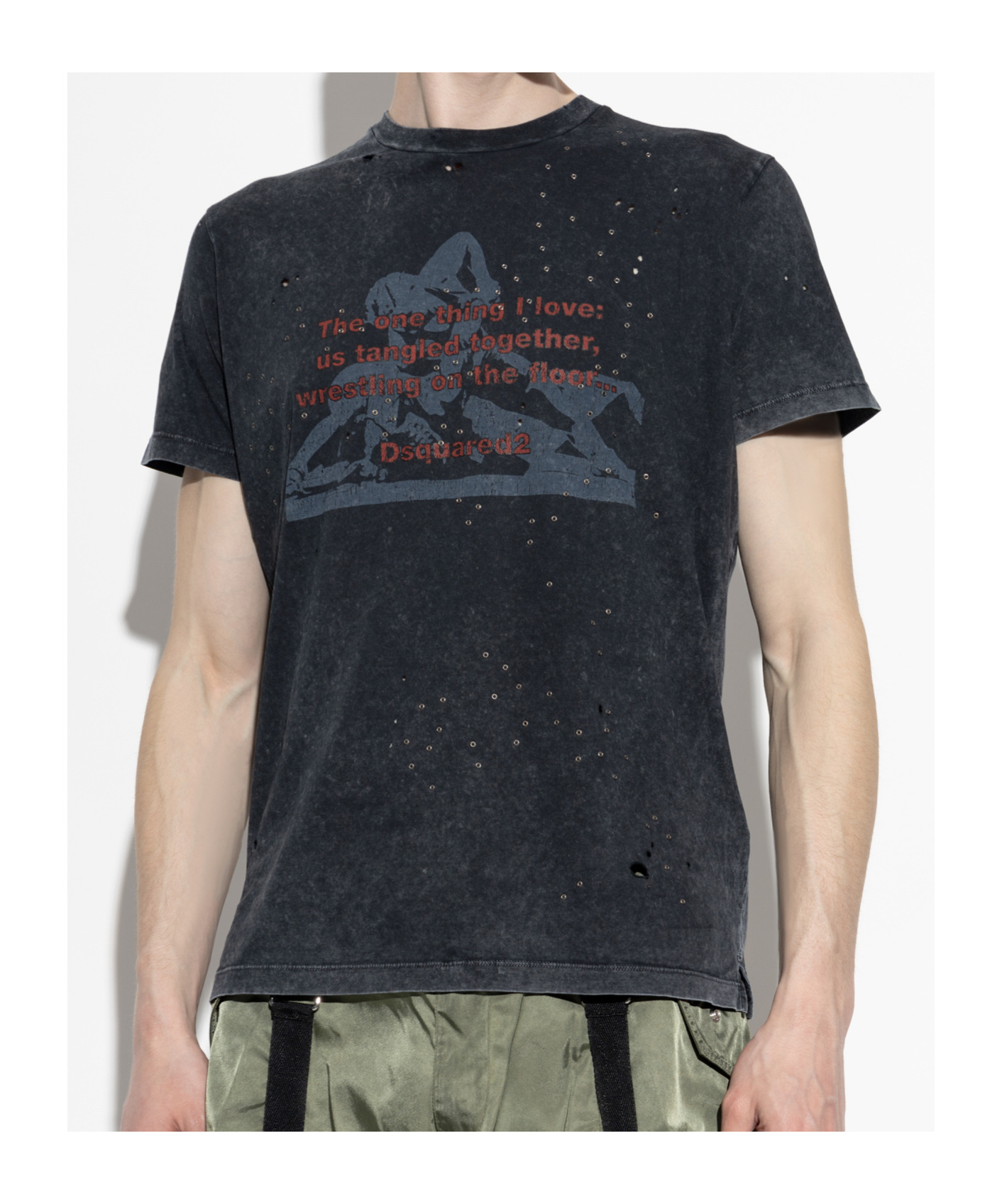 Dsquared2 Short Sleeve T-shirt In Grey