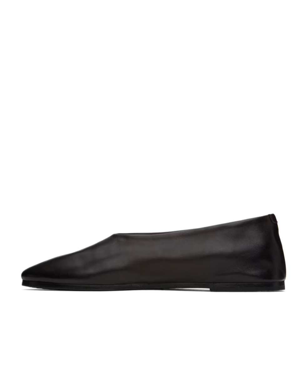 Marsèll Coltellaccio Round-headed Ballet Shoes In Black