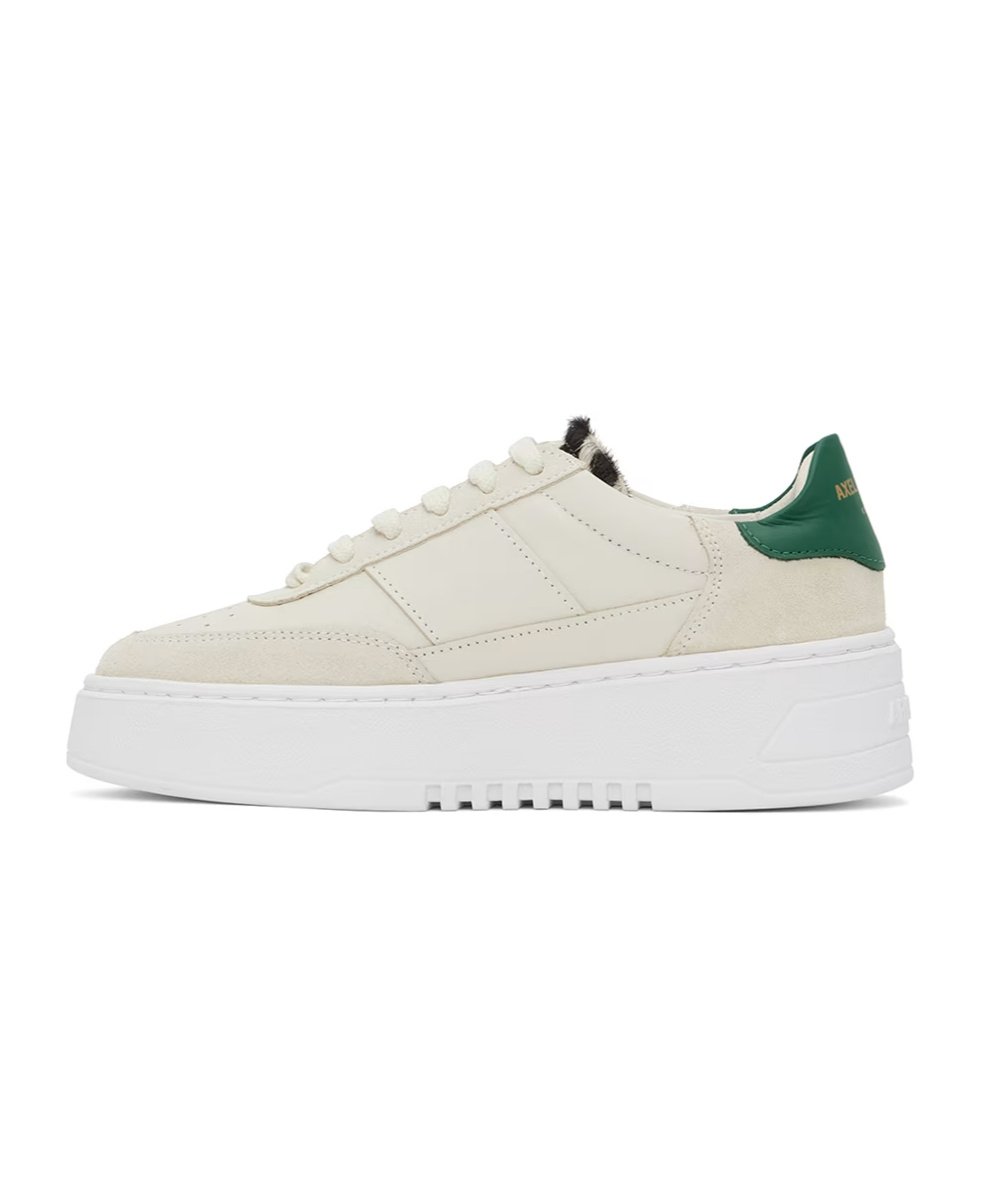 Axel Arigato Beige Orbit Sneakers In White