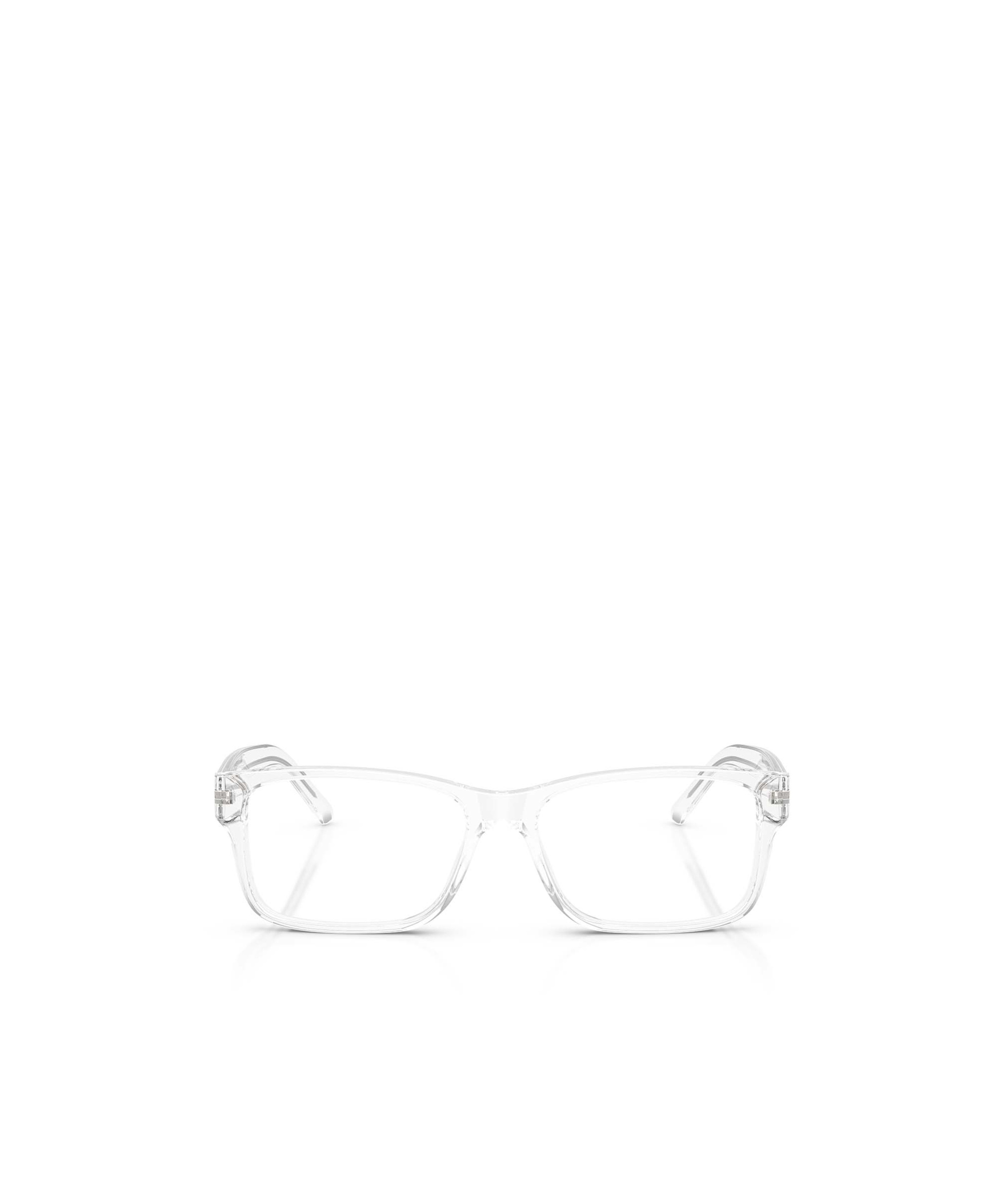 Polo Ralph Lauren Eyewear Rectangular Frame Glasses In Transparent