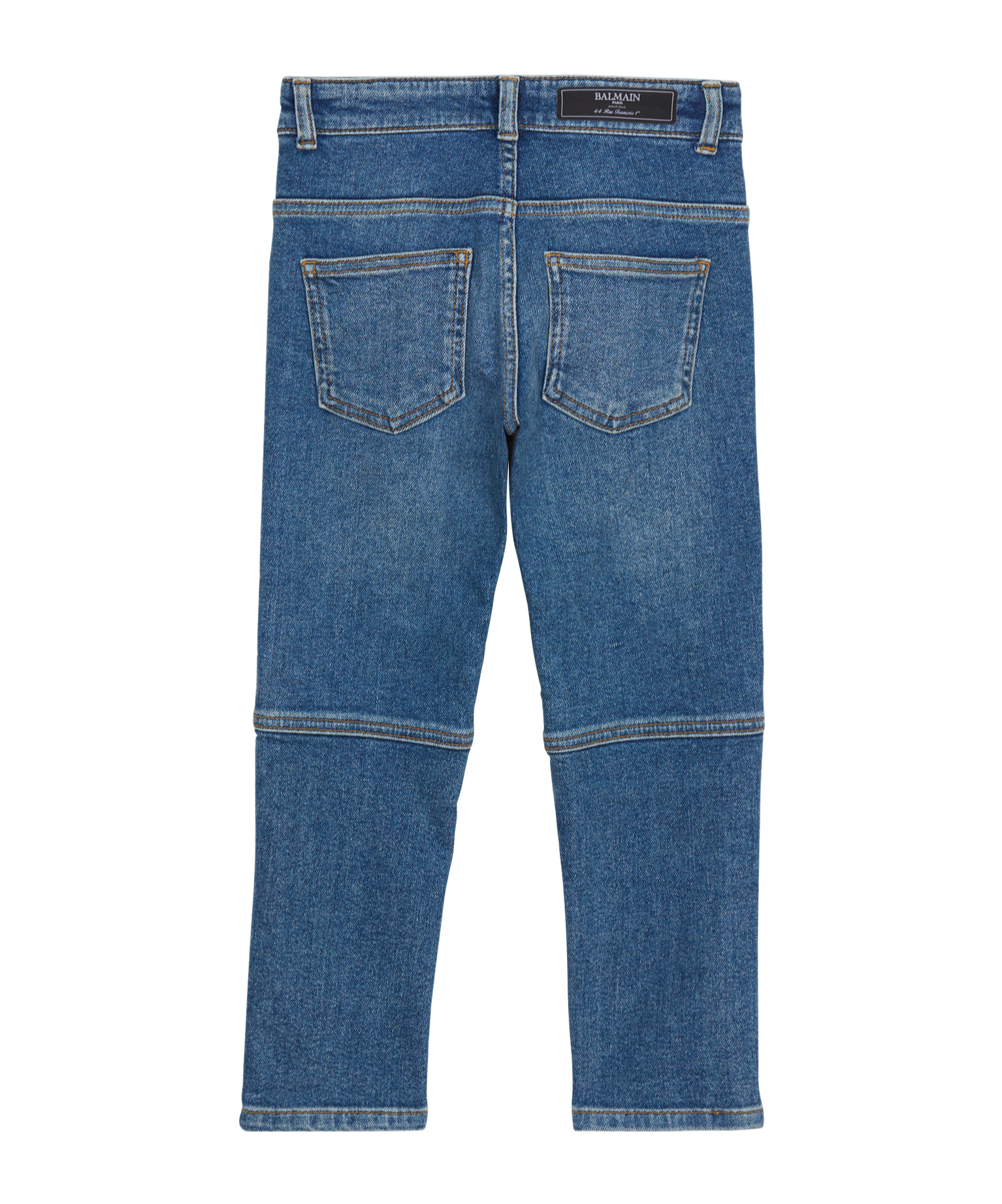 Balmain Belt-loop Jeans In Blue