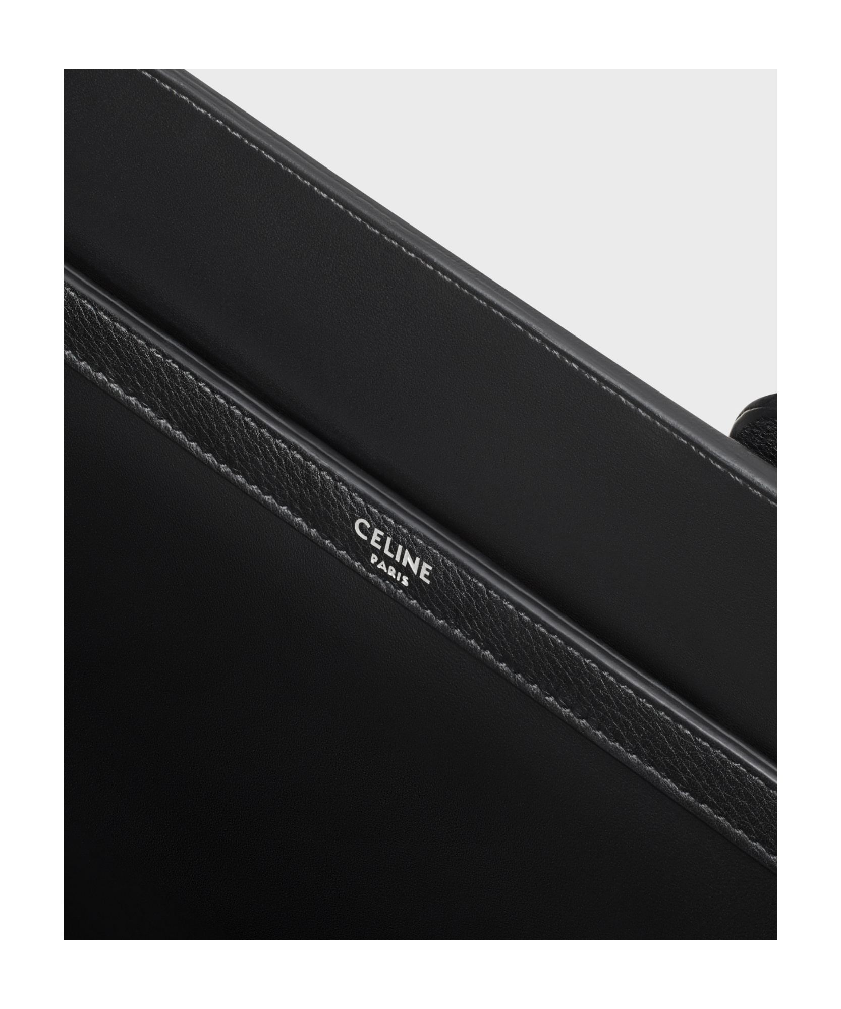 Celine Medium Cabas Shoulder Bag In Black