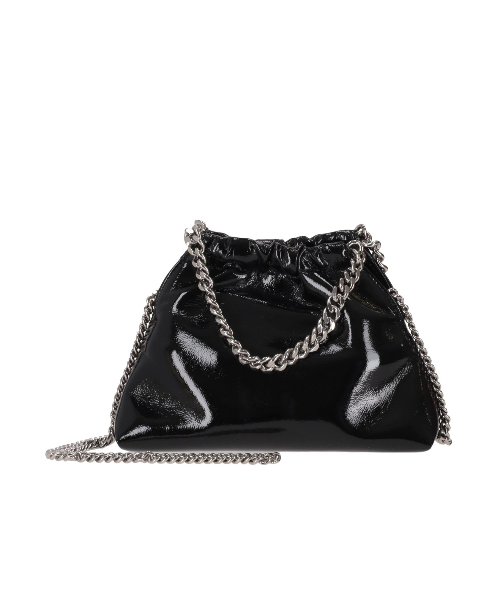 Stella Mccartney Falabella Mini Crinkled Drawstring Bag