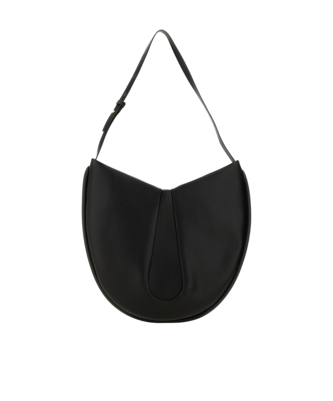 Themoirè Adjustable Shoulder Bag In Black