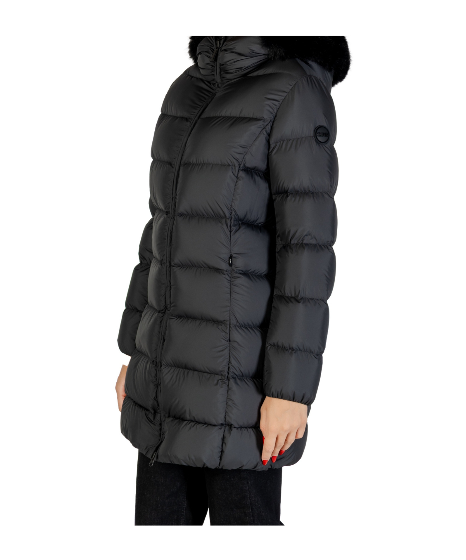 Colmar Originals Hooded Down Jacket In Black