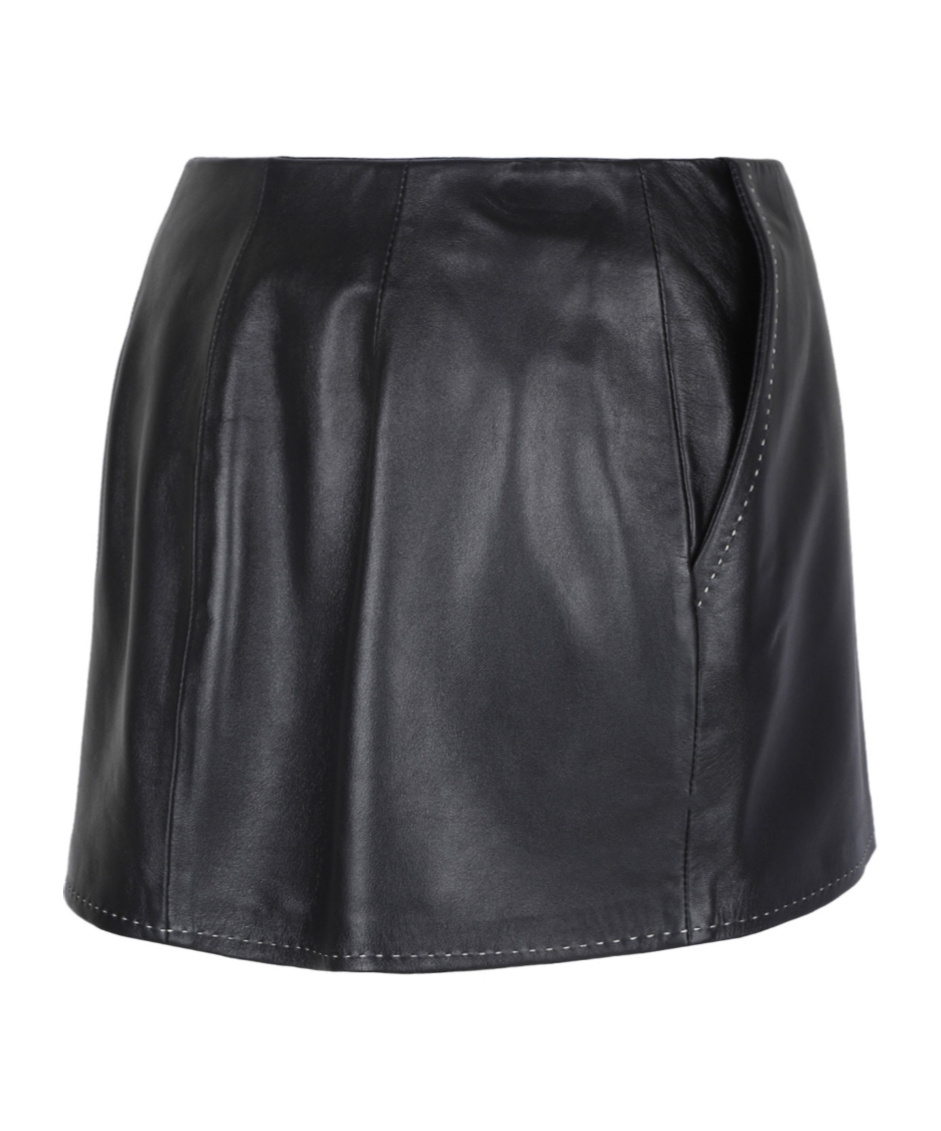 ELISABETTA FRANCHI SIDE ZIPPER SKIRT