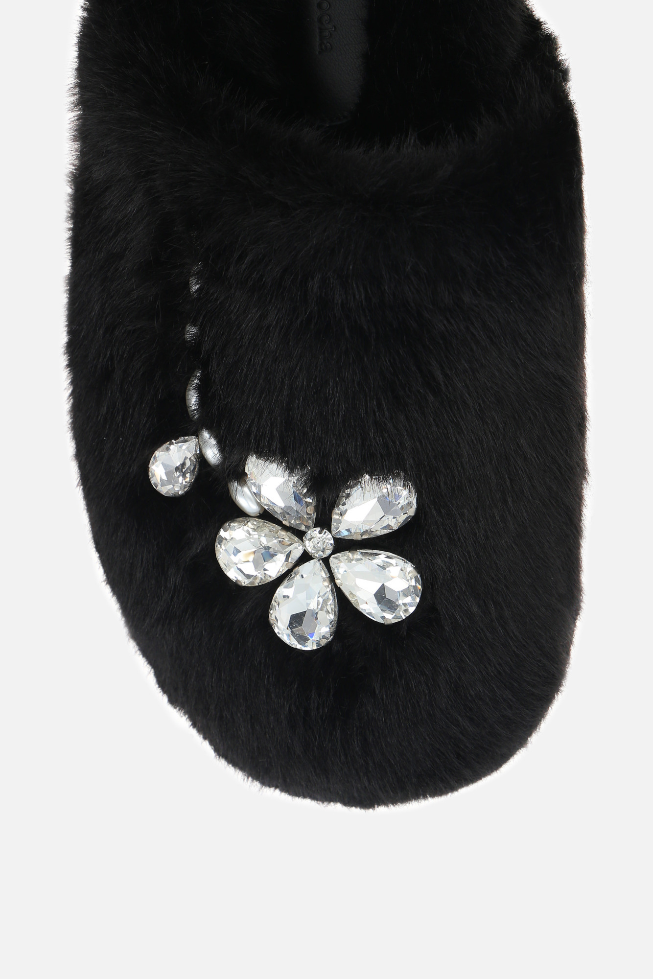 SIMONE ROCHA RHINESTONE-EMBELLISHED SLIPPERS