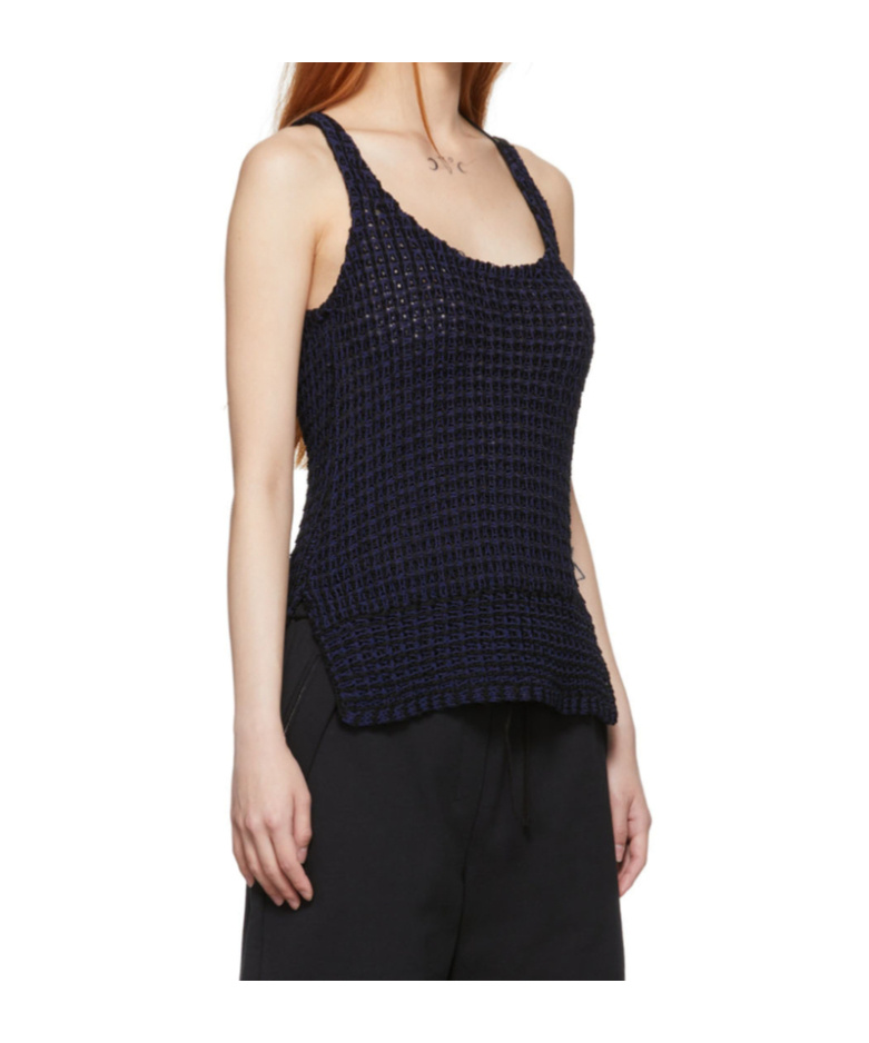 3.1 Phillip Lim Rib Knitted Vest In Black