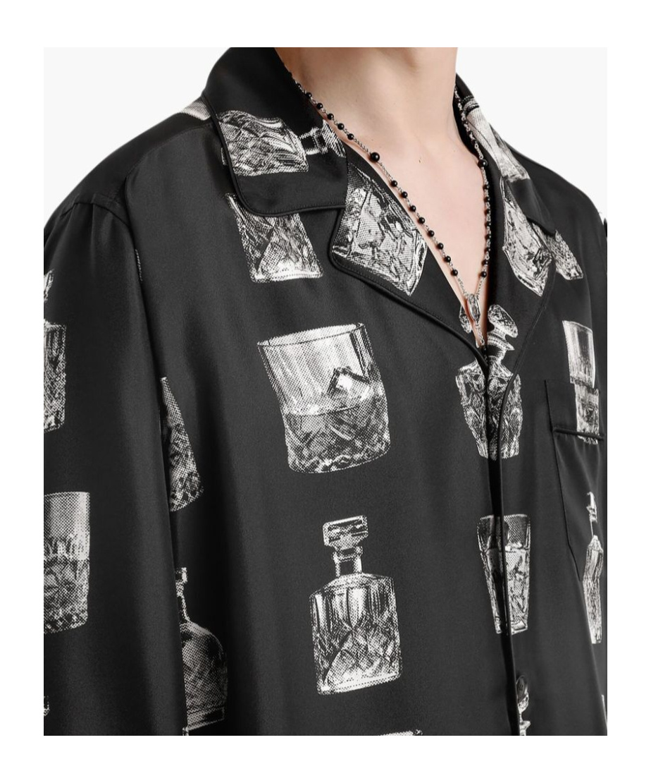 Dolce & Gabbana Print Shirt In Black