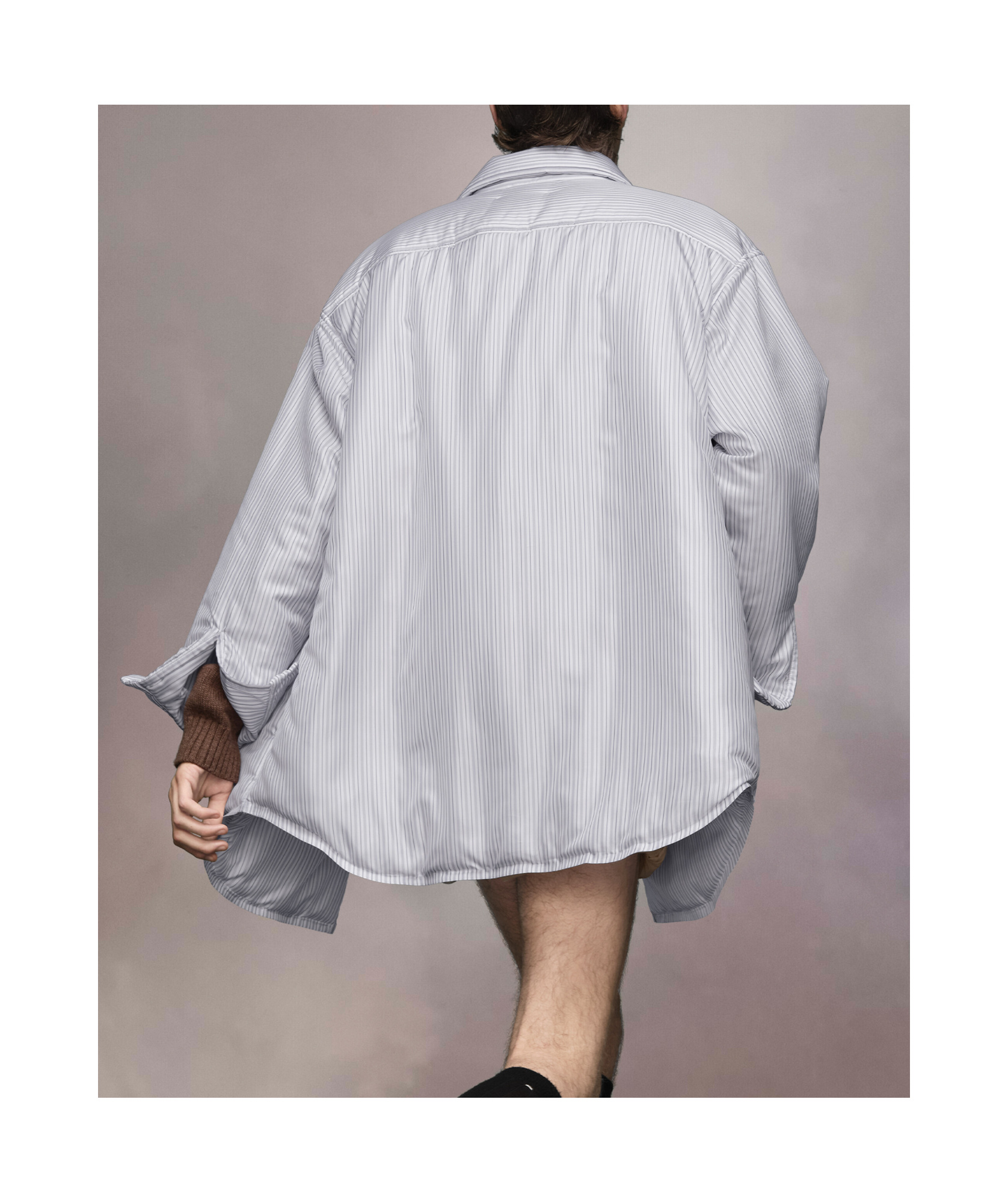 MAISON MARGIELA MAISON MARGIELA PADDED STRIPE SHIRT