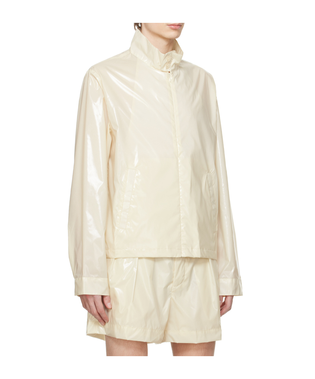16arlington Coated Stretch Nylon Taffeta Jacket