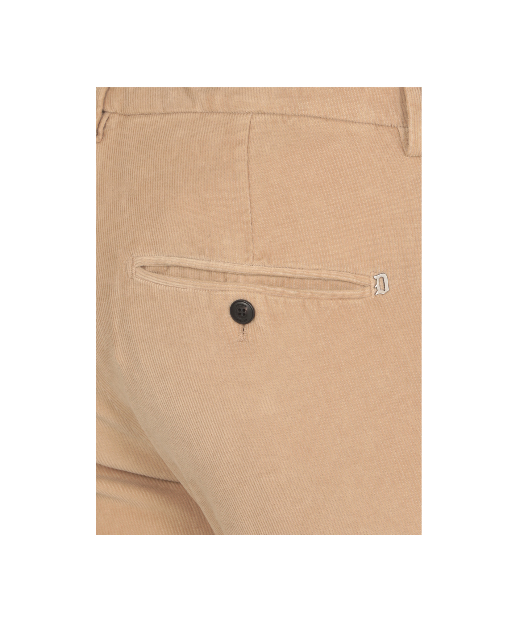 Dondup Beige Chino Trousers In Nude