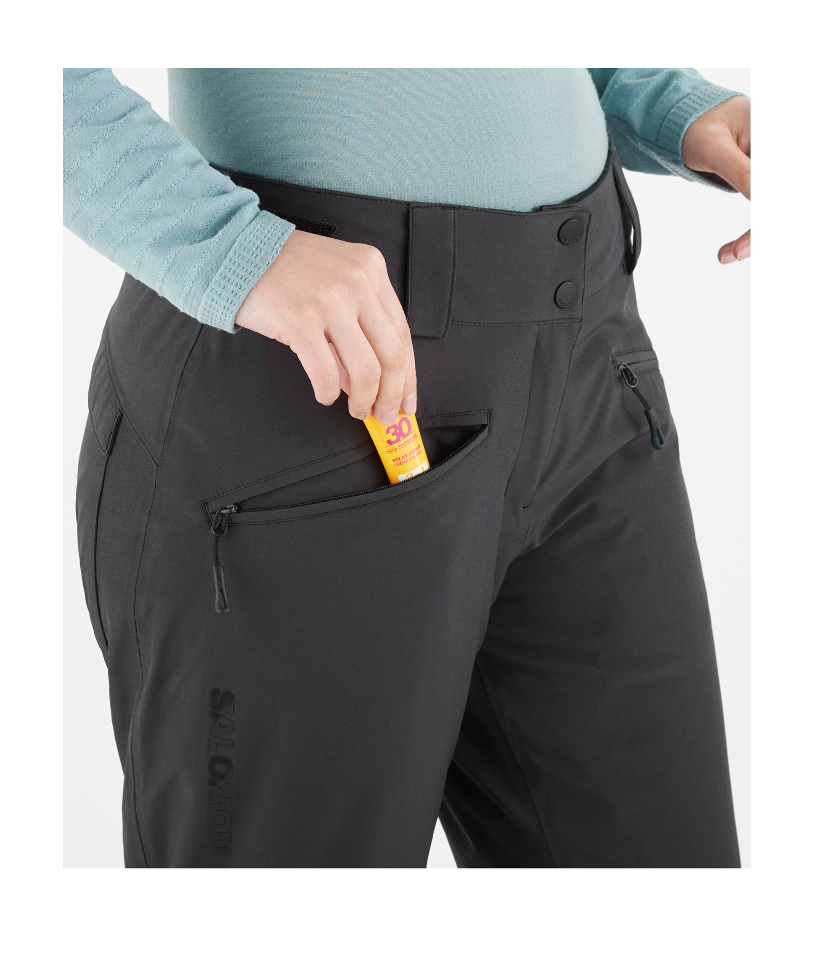 Salomon Edge Ski Pants In Black