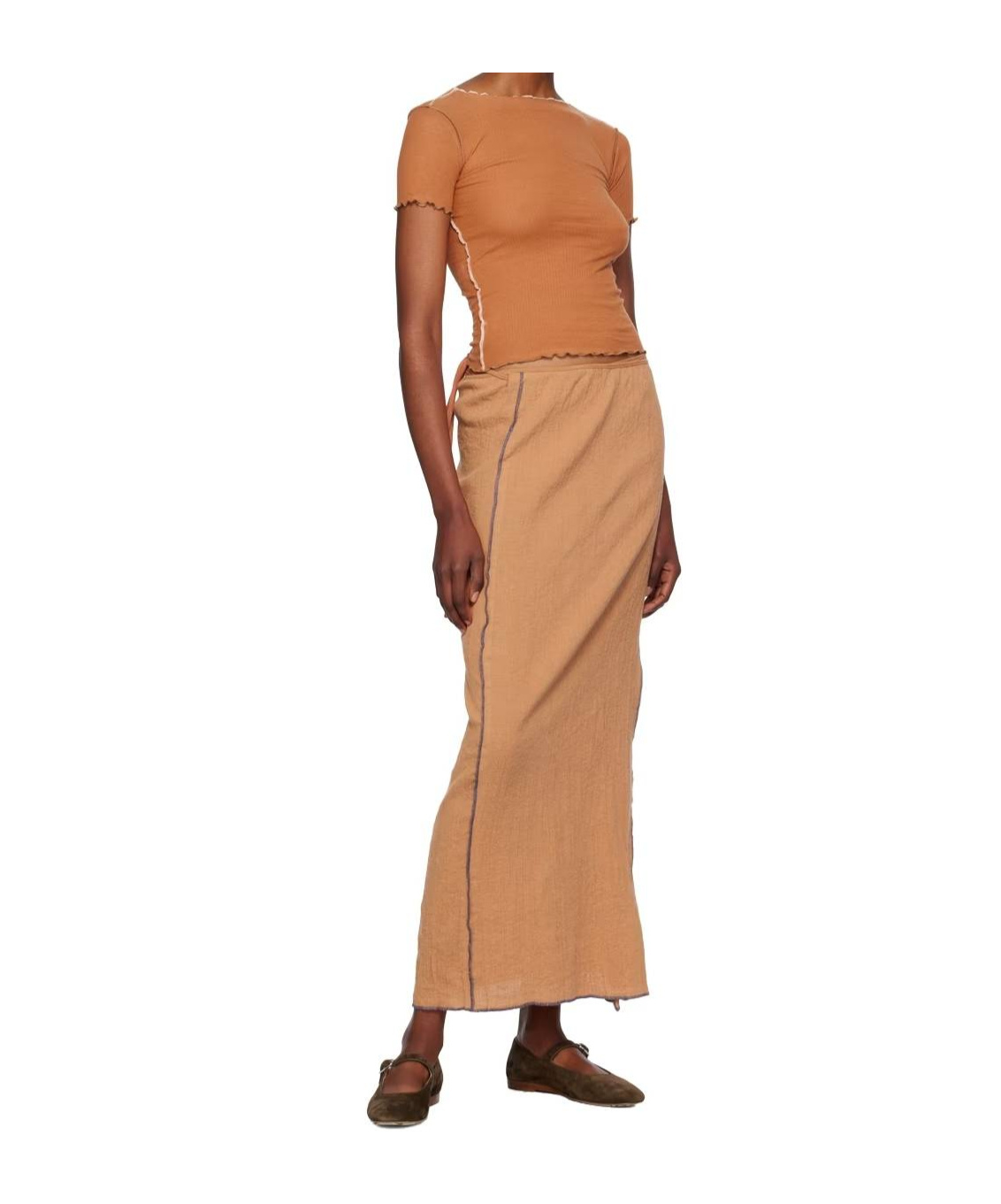 Baserange Short-sleeved T-shirt In Orange