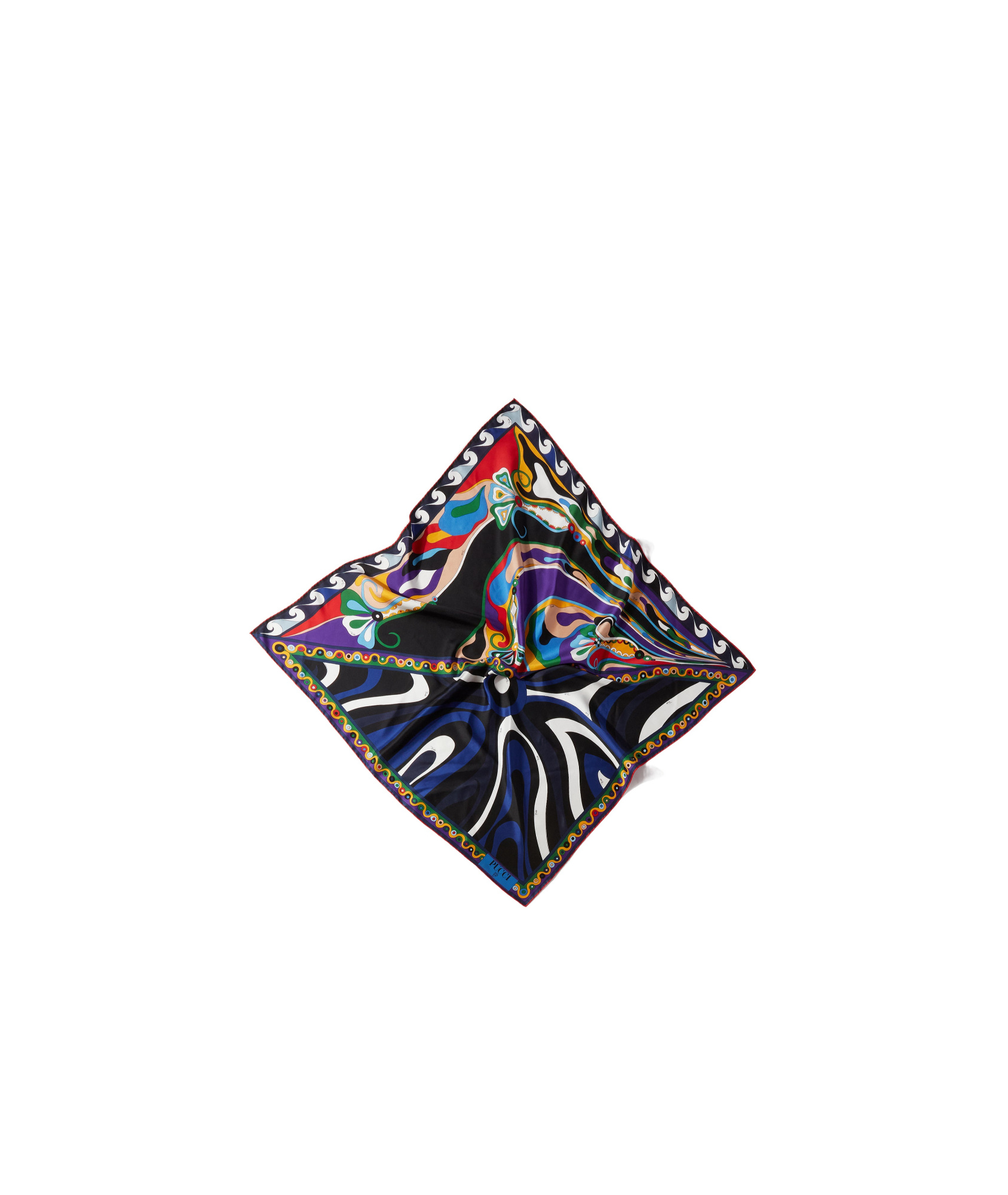 EMILIO PUCCI PRINTED LARGE SQUARE TOWEL