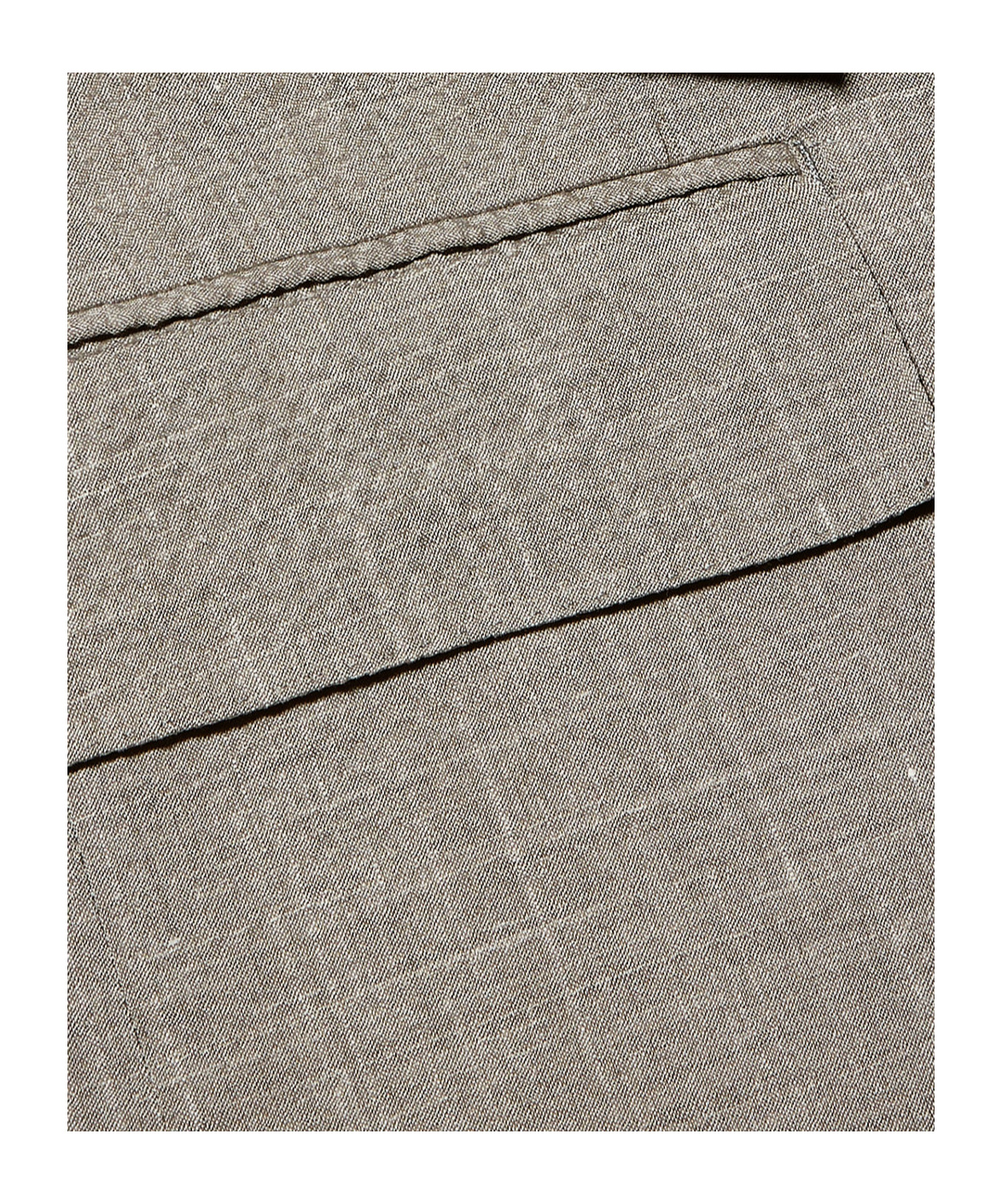 Zegna Taupe Trofeo Seersucker Wool Silk And Linen Blend Jacket In Gray