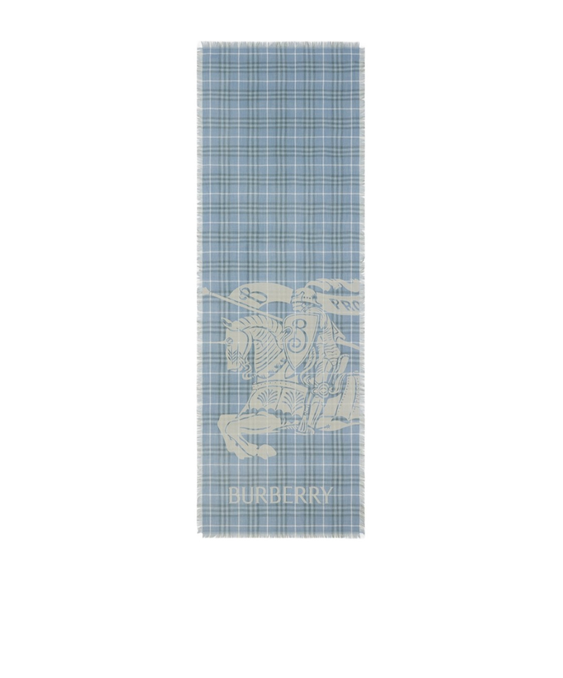 BURBERRY SIGNATURE KNIGHT MOTIF SCARF