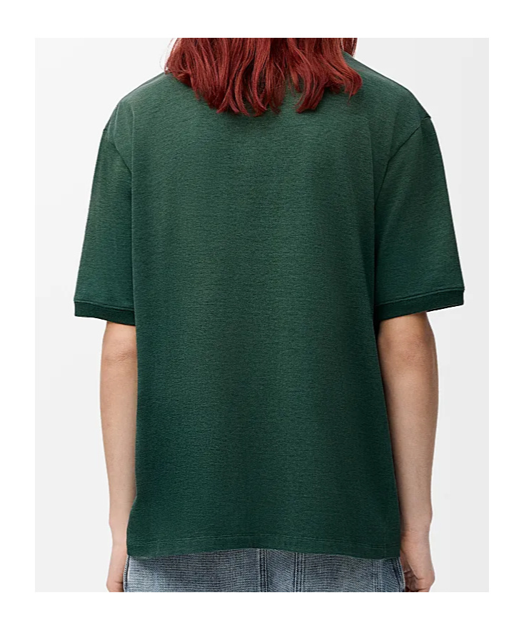 Loewe Loose Fit T-shirt In Cotton Blend In Green