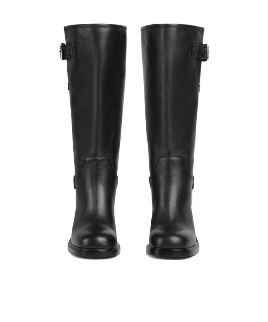 Gucci Women Smooth Leather Boot In Black