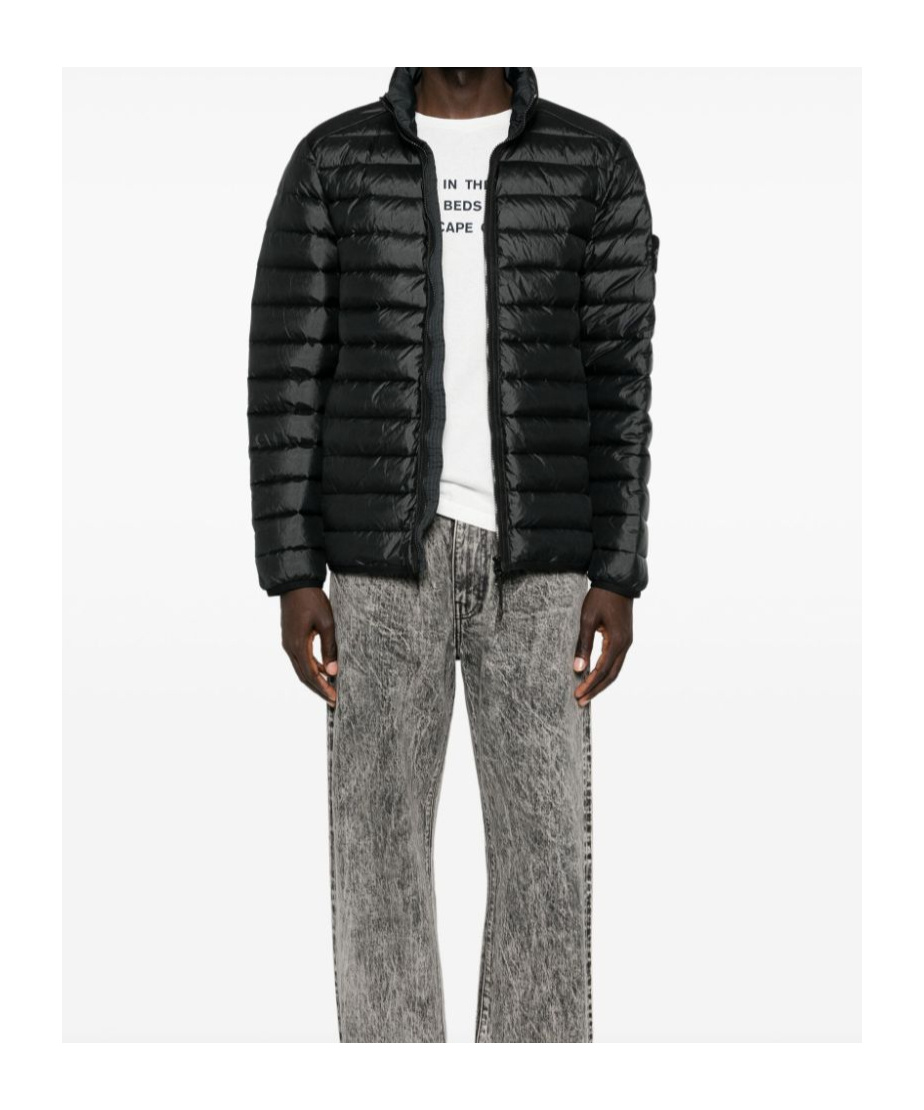 STONE ISLAND STONE ISLAND QUILTED ZIPPED JACKET