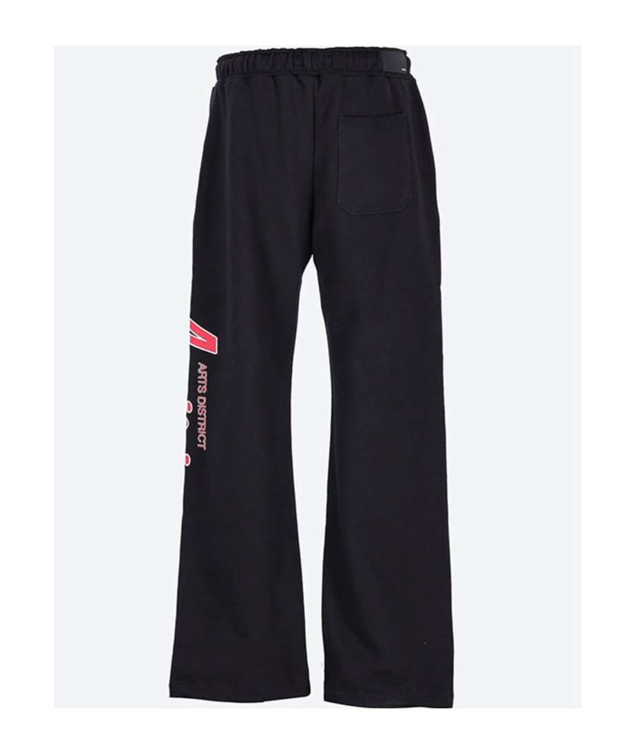 Amiri Wide-leg Sweatpants In Black