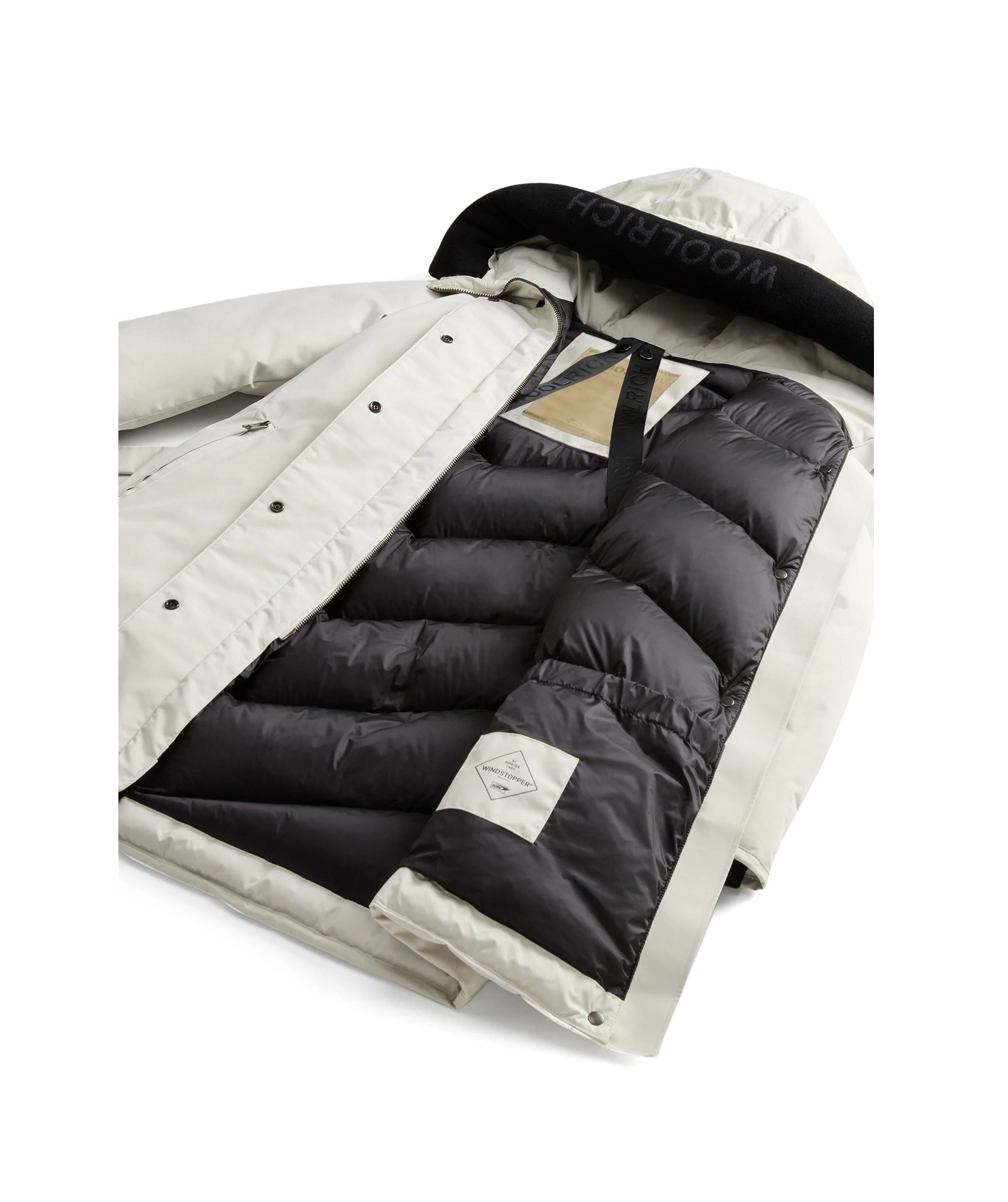 Woolrich Arctic Parka Coat In White