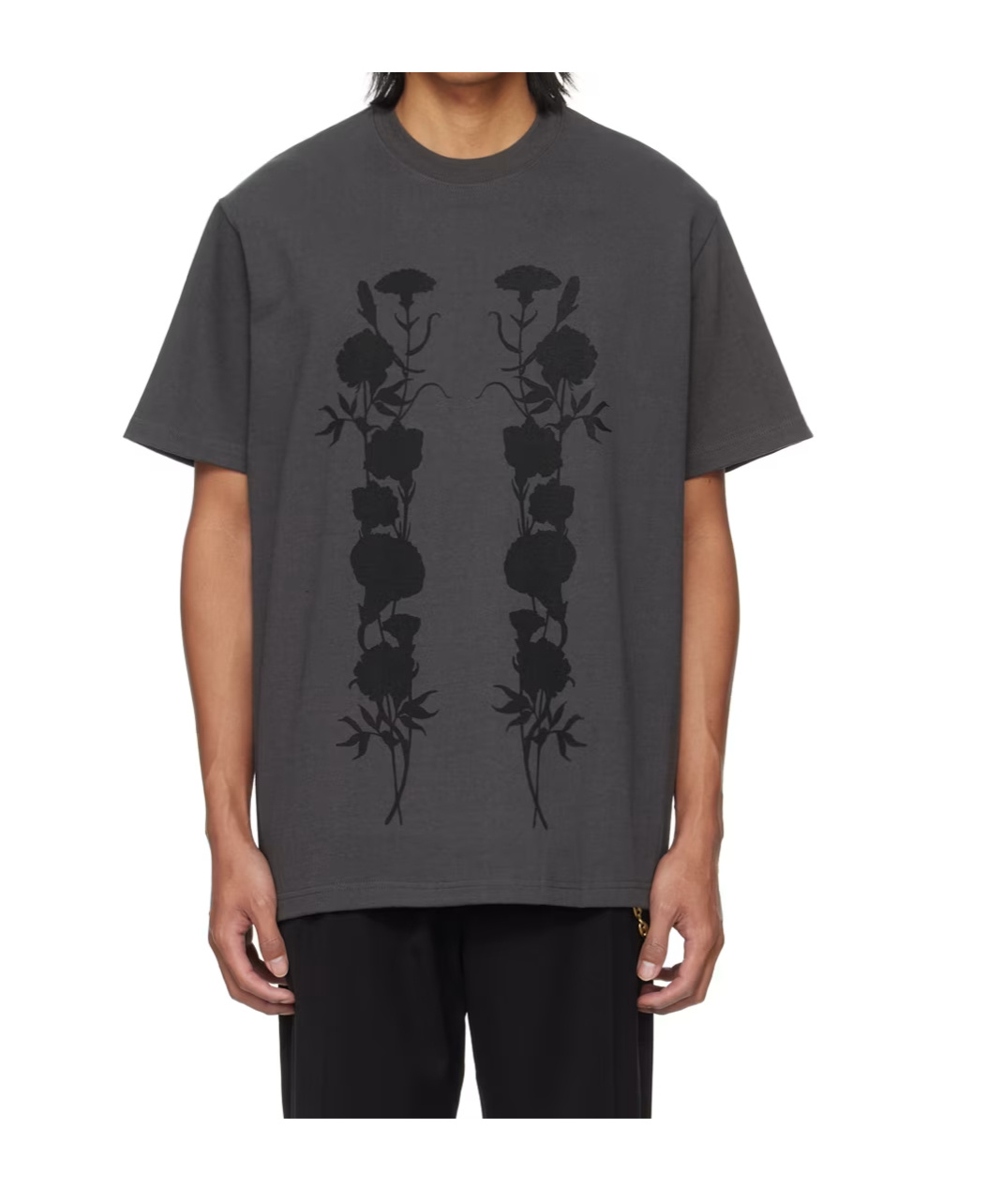 Song For The Mute Gray Dusty Foliage T-shirt In Gray