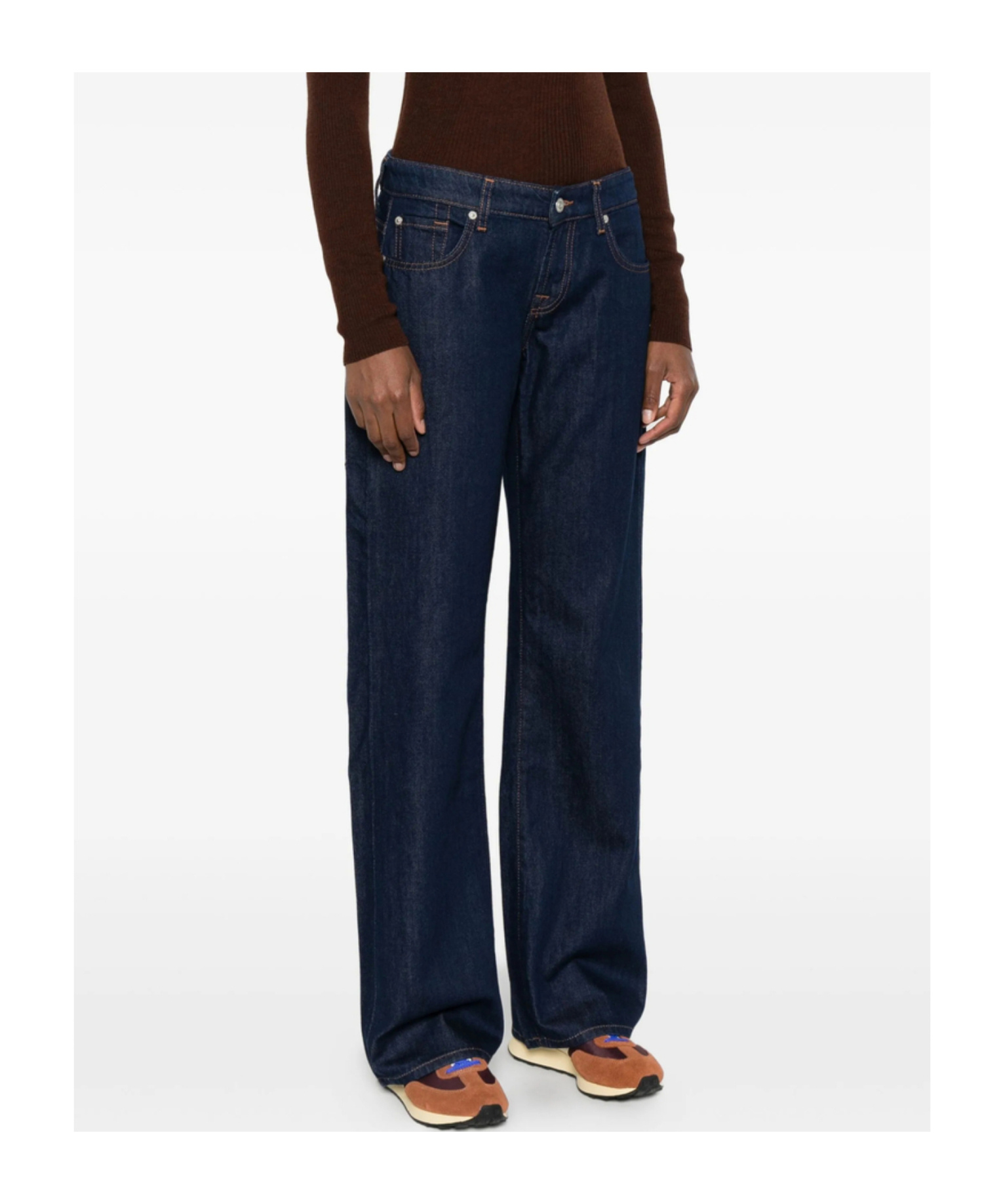 7 For All Mankind Cotton Jeans In Blue