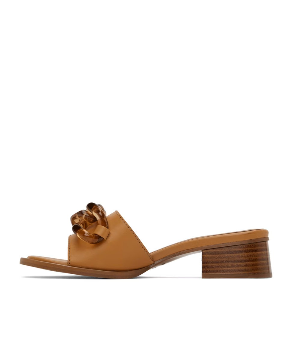See By Chloé Tan Monyca Heeled Mules In Brown