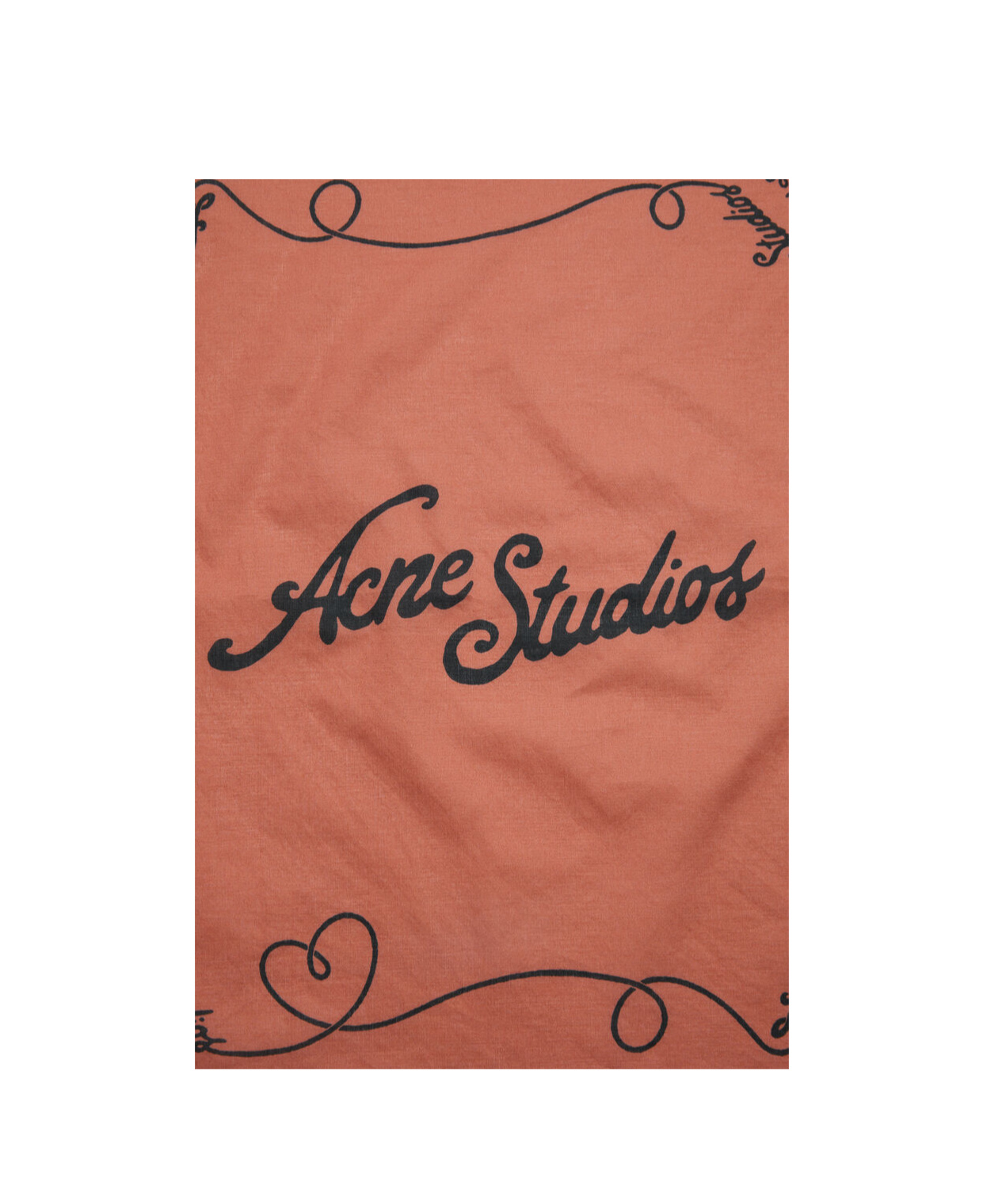 Shop Acne Studios Logo-print Scarf In Black