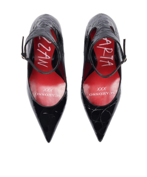 Scarosso Marta Iii Slingback Pumps In Black