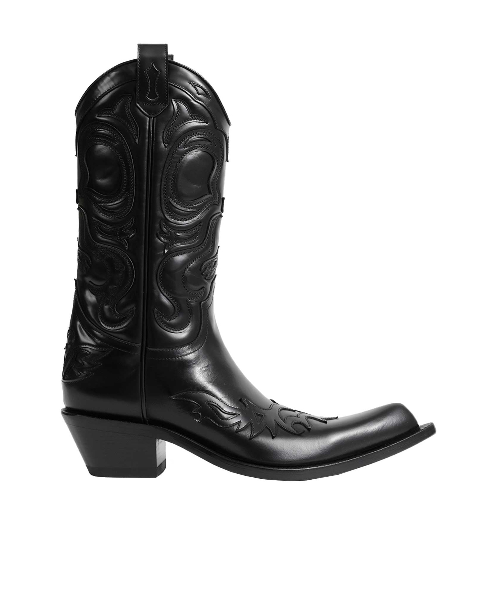 Acne Studios Western Boots In Black