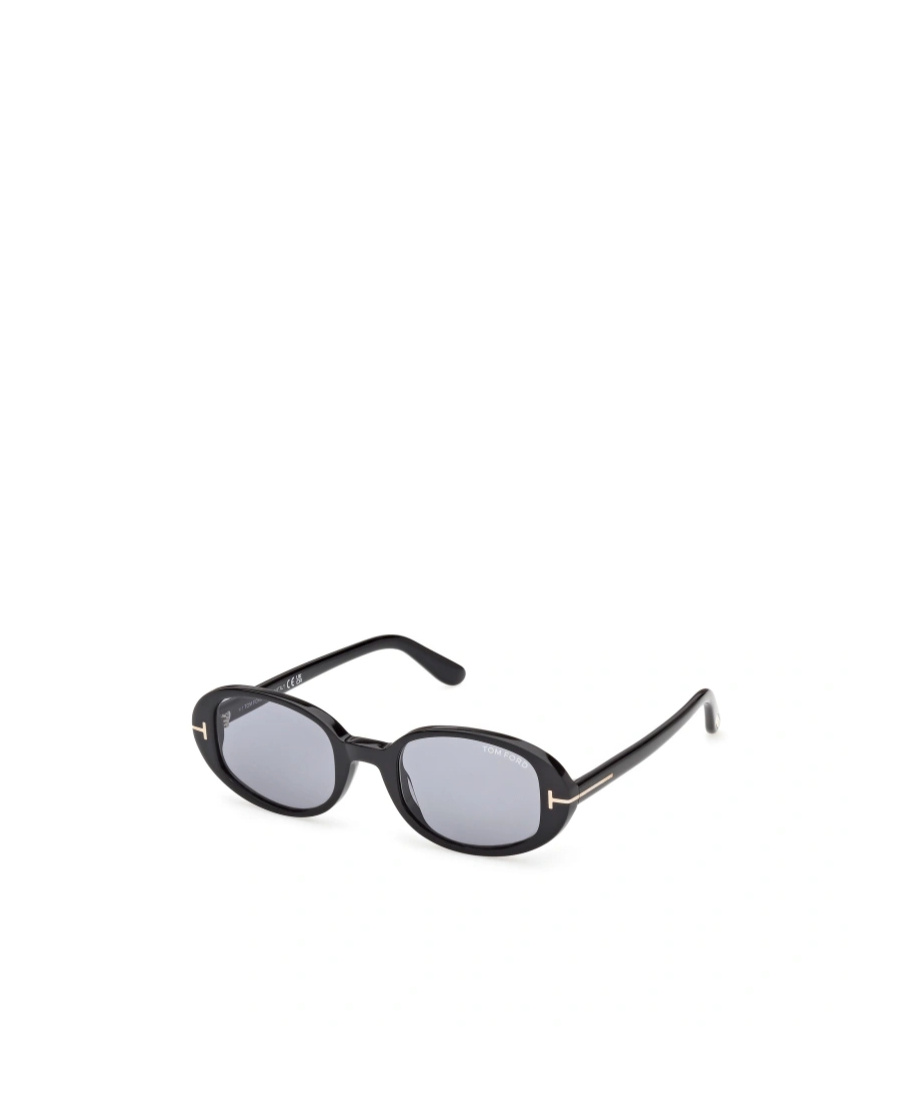 Tom Ford Eyewear Iggy Oval Frame Sunglasses In Black