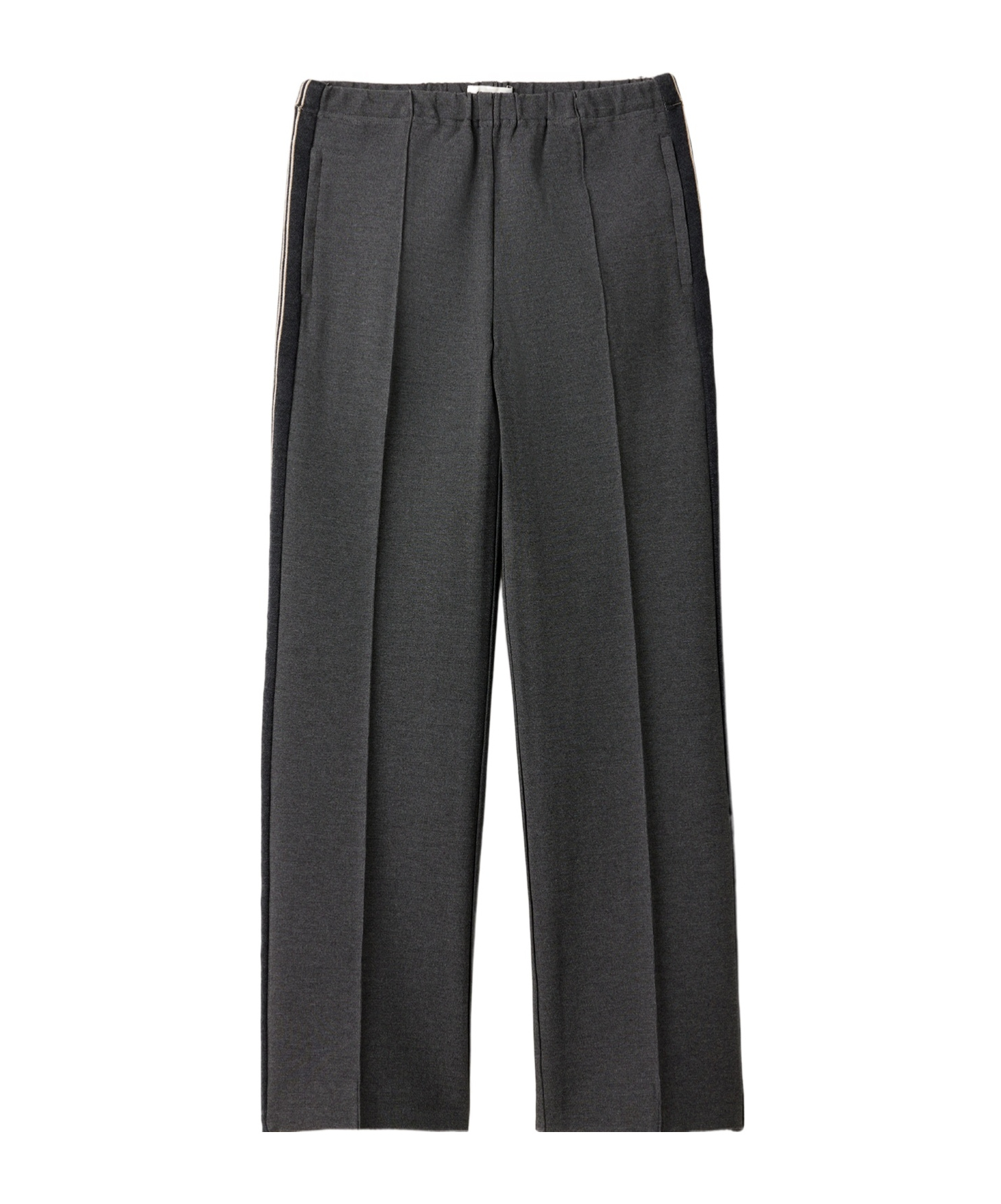 Miu Miu Fabric Stitch Knit Pants In Gray