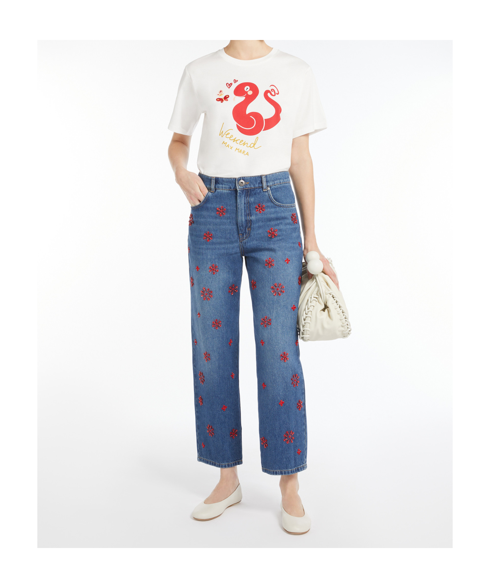Weekend Max Mara Belt-loop Jeans In Blue