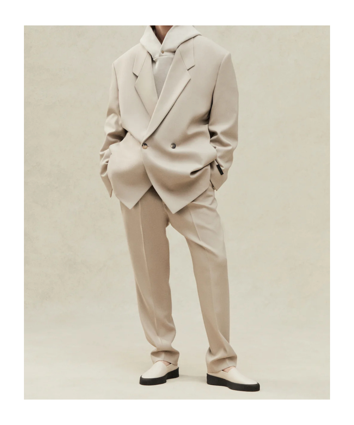Fear Of God Casual Pants With Belt Loops In Gray