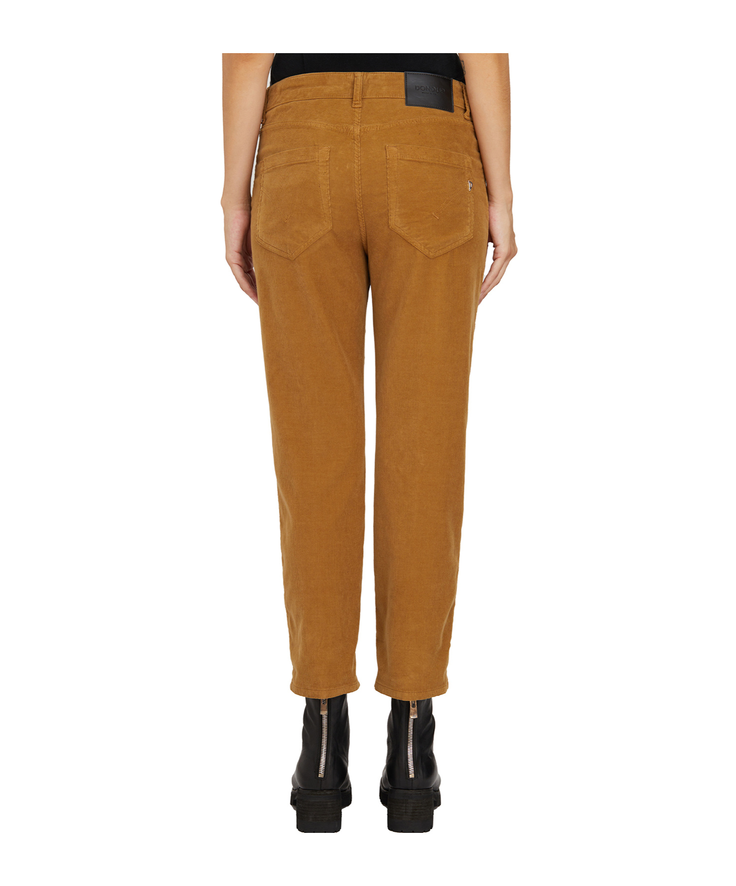 Dondup Belt-loop Casual Pants In Brown