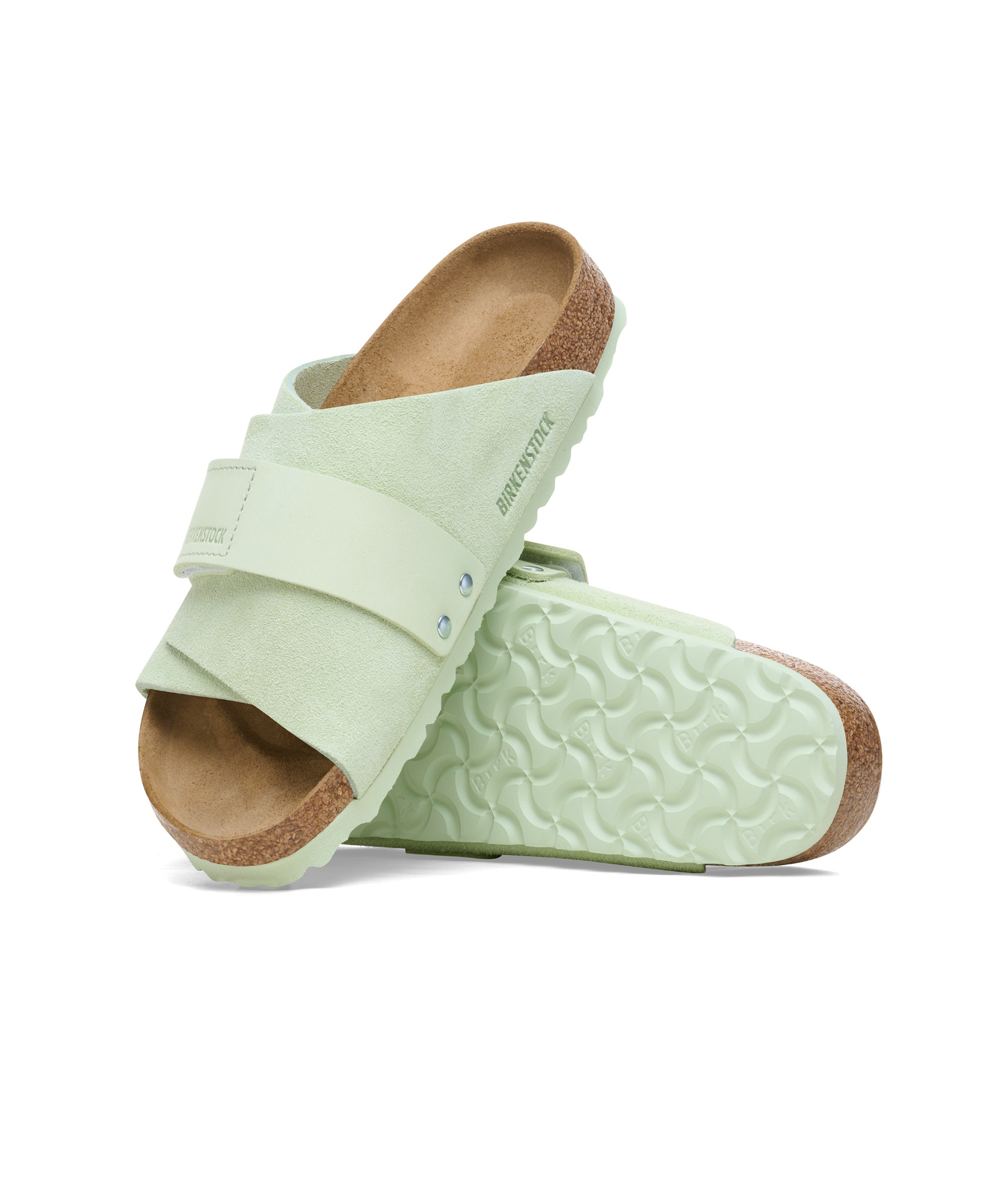 Birkenstock Kyoto Slippers In Green