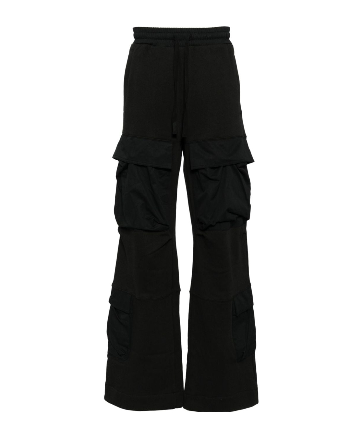 Entire Studios Black Cargo Sweatpants With Drawstring In Black