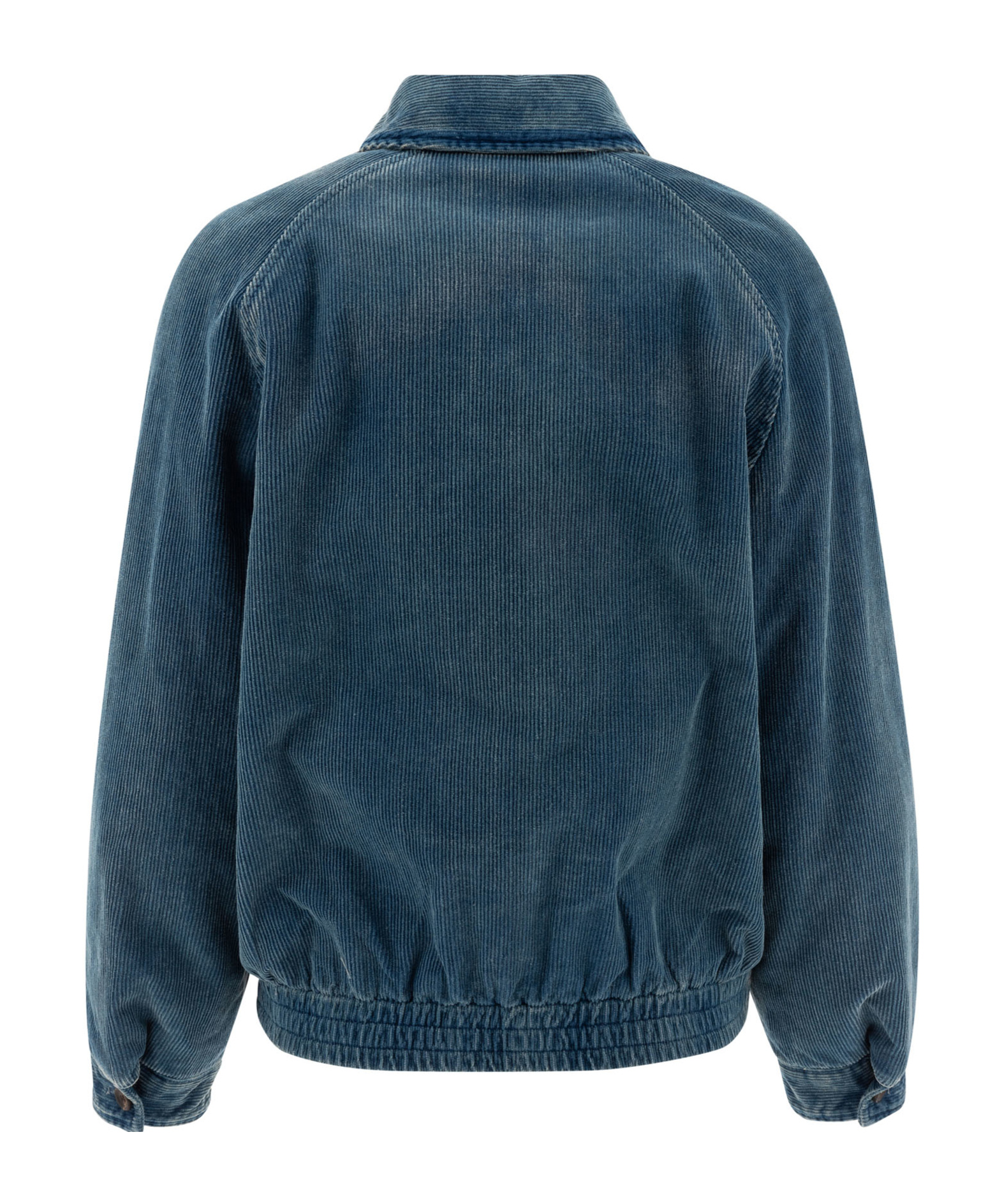 Miu Miu Long-sleeved Casual Jacket In Blue