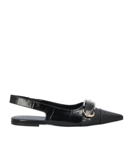 Shop Givenchy Voyou Ballet Flats In Black