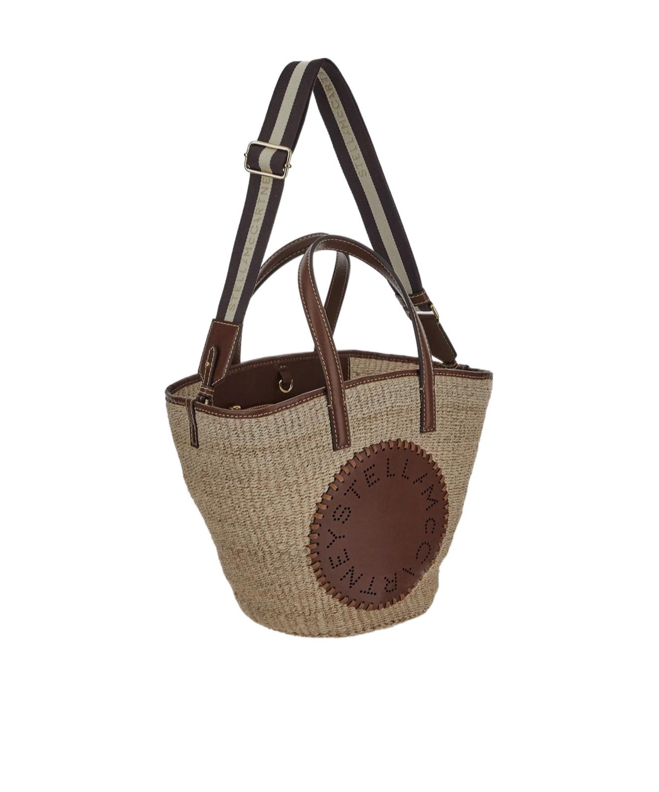 Stella Mccartney Appliqué-logo Tote Bag In Multicolor