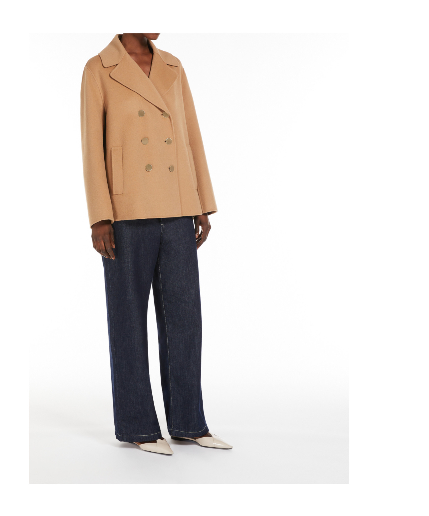Max Mara Belt-loop Jeans In Black