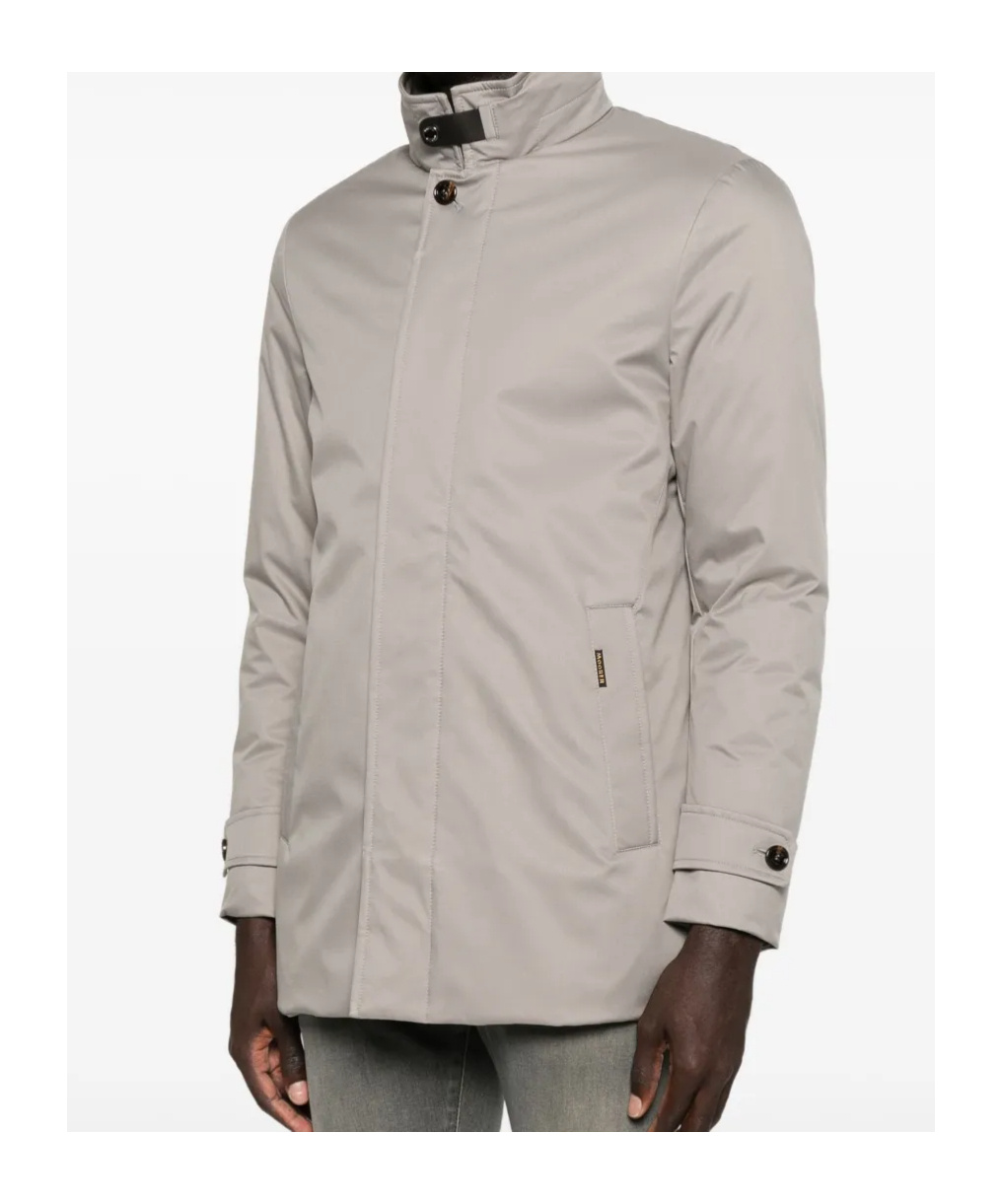 Moorer Buttoned Jacket In Gray